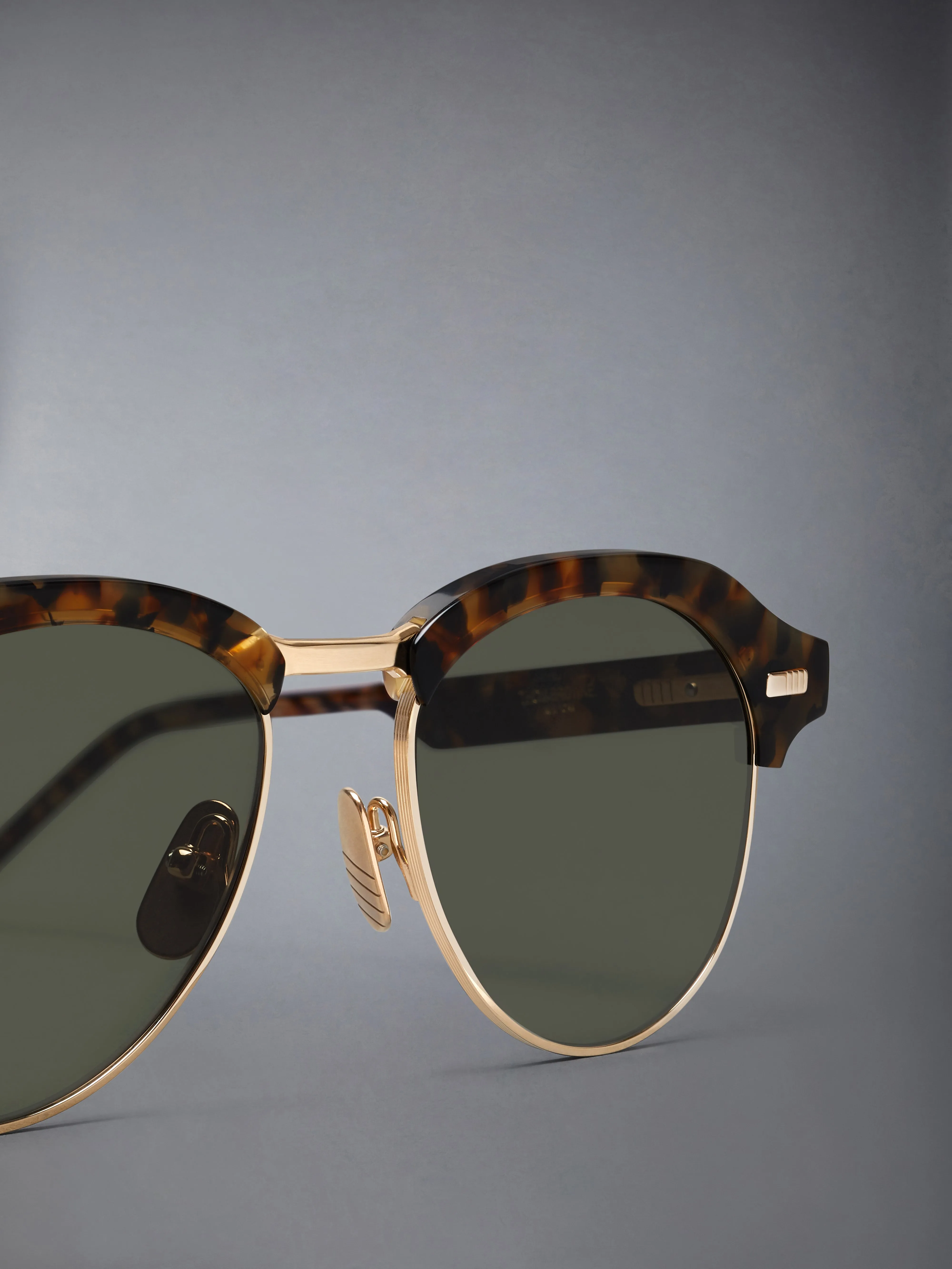 ACETATE AND TITANIUM PILOT SUNGLASSES sold by Thom Browne product image thumbnail 3