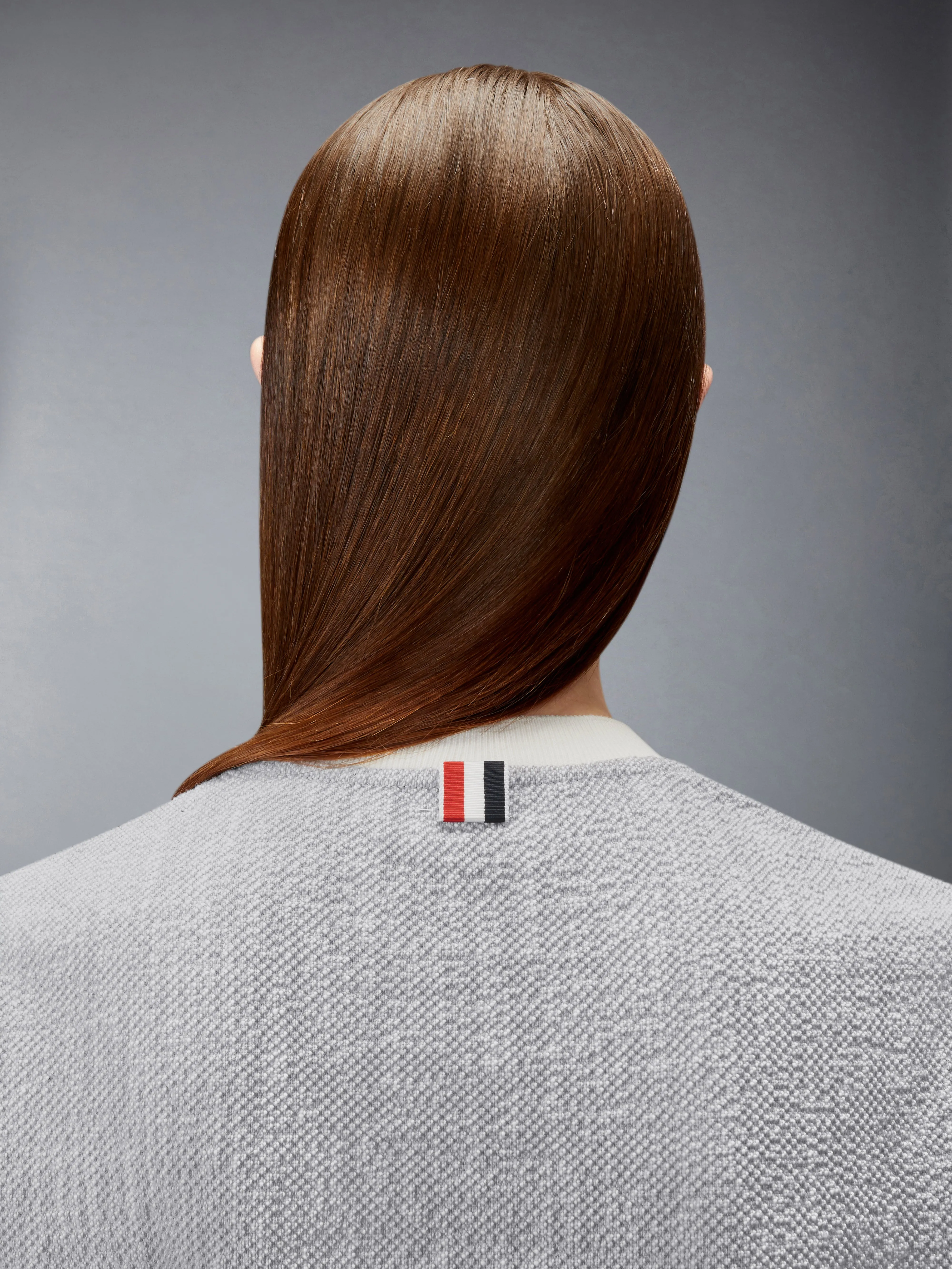 COTTON TWEED RWB CUFF TEE sold by Thom Browne product image thumbnail 4