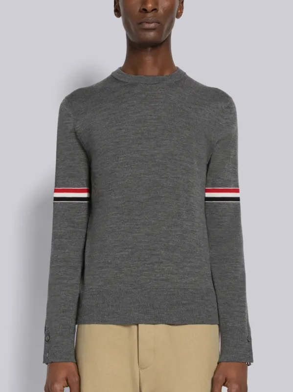 FINE MERINO WOOL ARMBAND PULLOVER made by Thom Browne