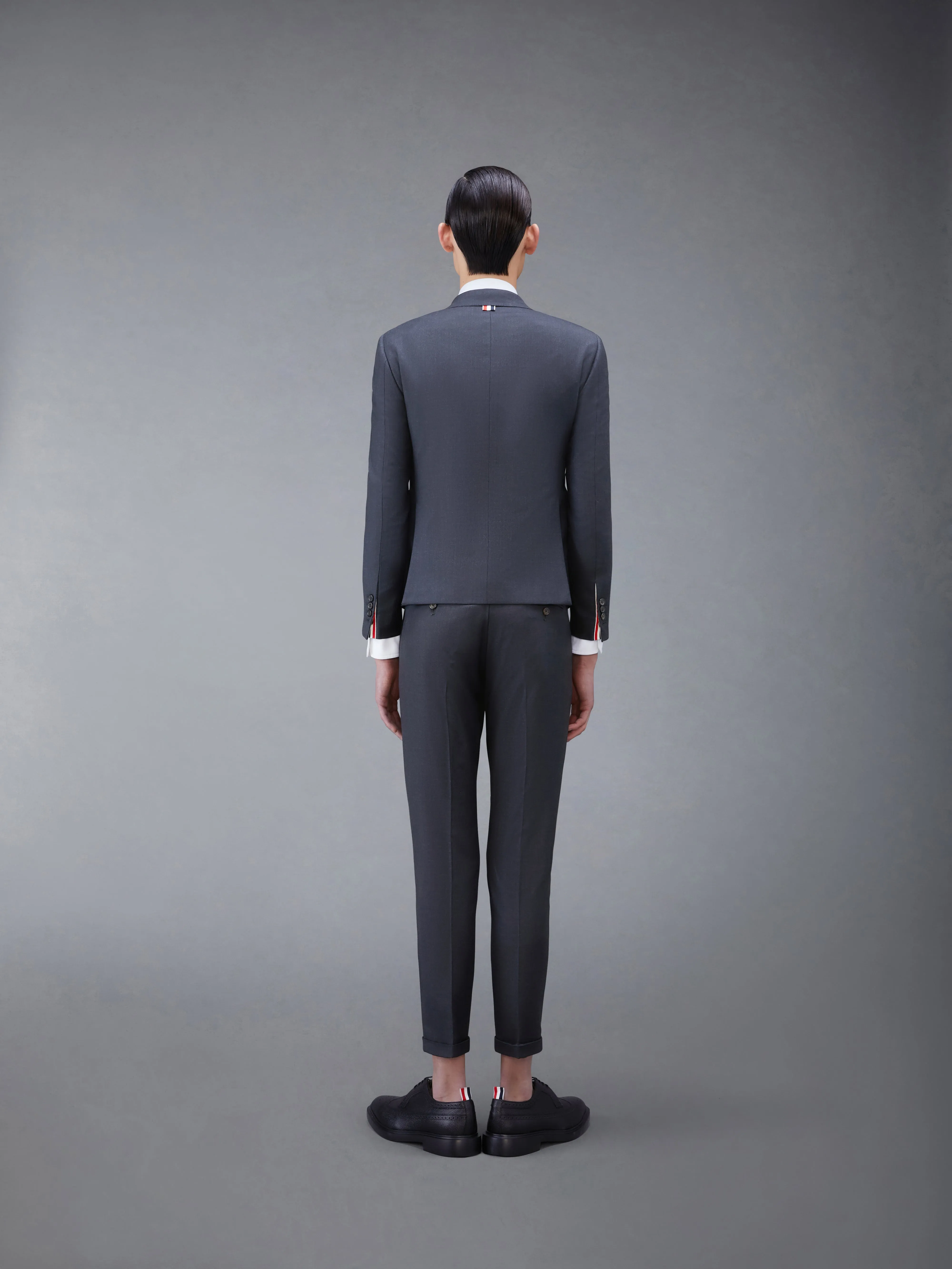 SUPER 120'S TWILL HIGH ARMHOLE SUIT AND TIE sold by Thom Browne product image thumbnail 2