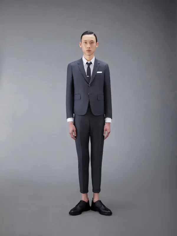 SUPER 120'S TWILL HIGH ARMHOLE SUIT AND TIE made by Thom Browne