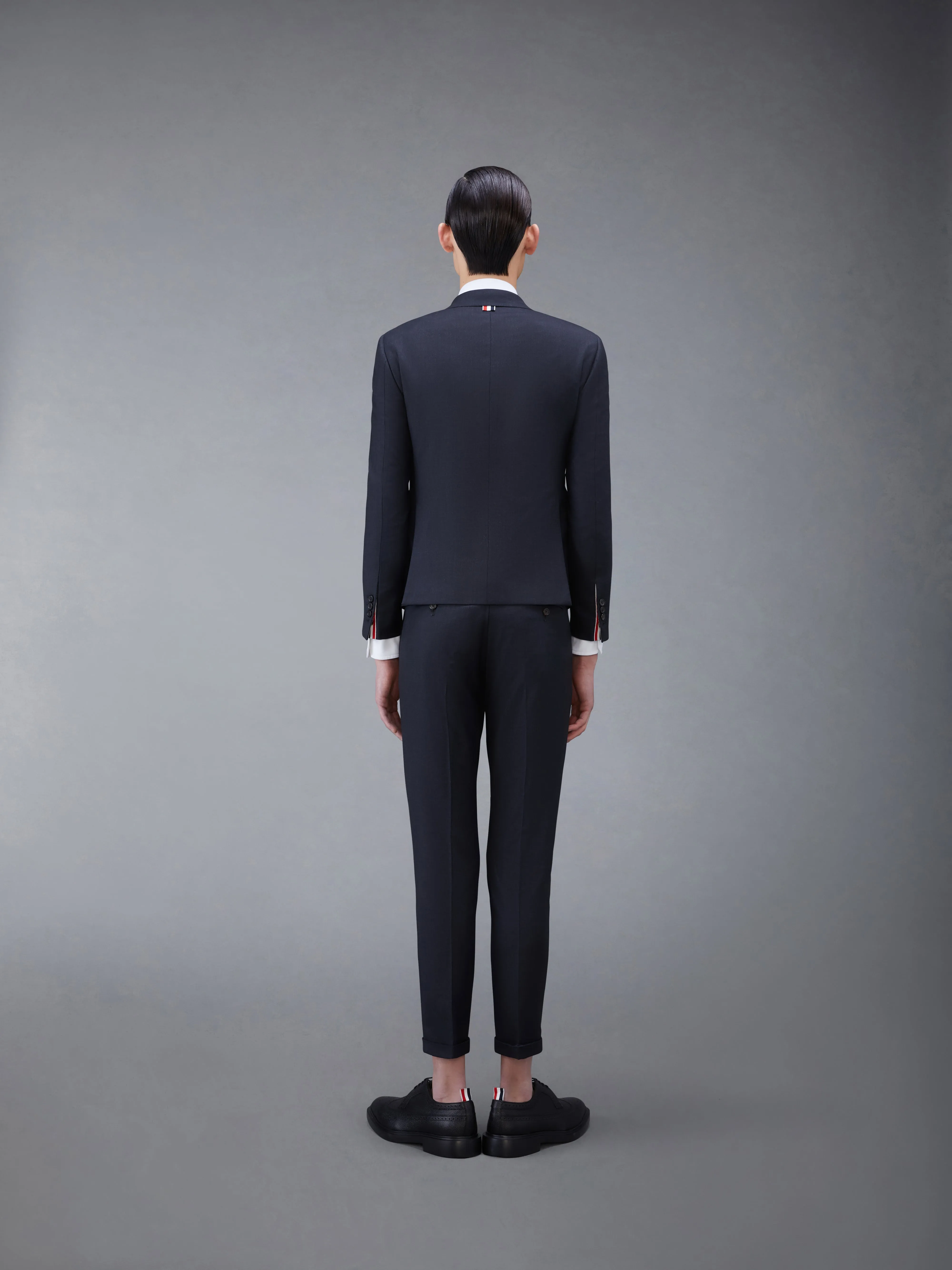 SUPER 120'S TWILL HIGH ARMHOLE SUIT AND TIE sold by Thom Browne product image thumbnail 2