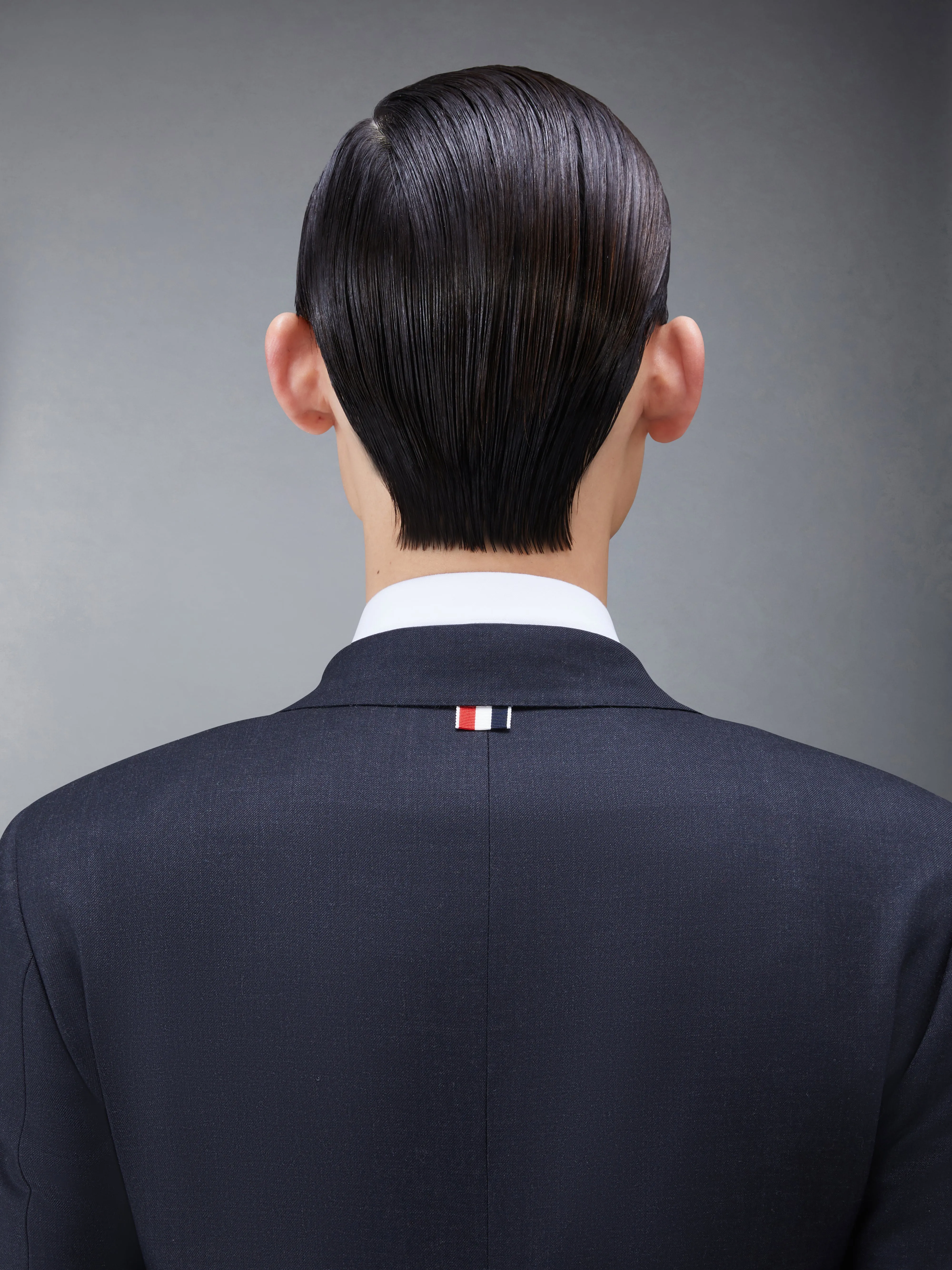 SUPER 120'S TWILL HIGH ARMHOLE SUIT AND TIE sold by Thom Browne product image thumbnail 4
