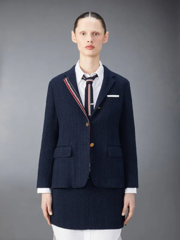 UNCONSTRUCTED RWB SOLID TWEED SPORTCOAT made by Thom Browne