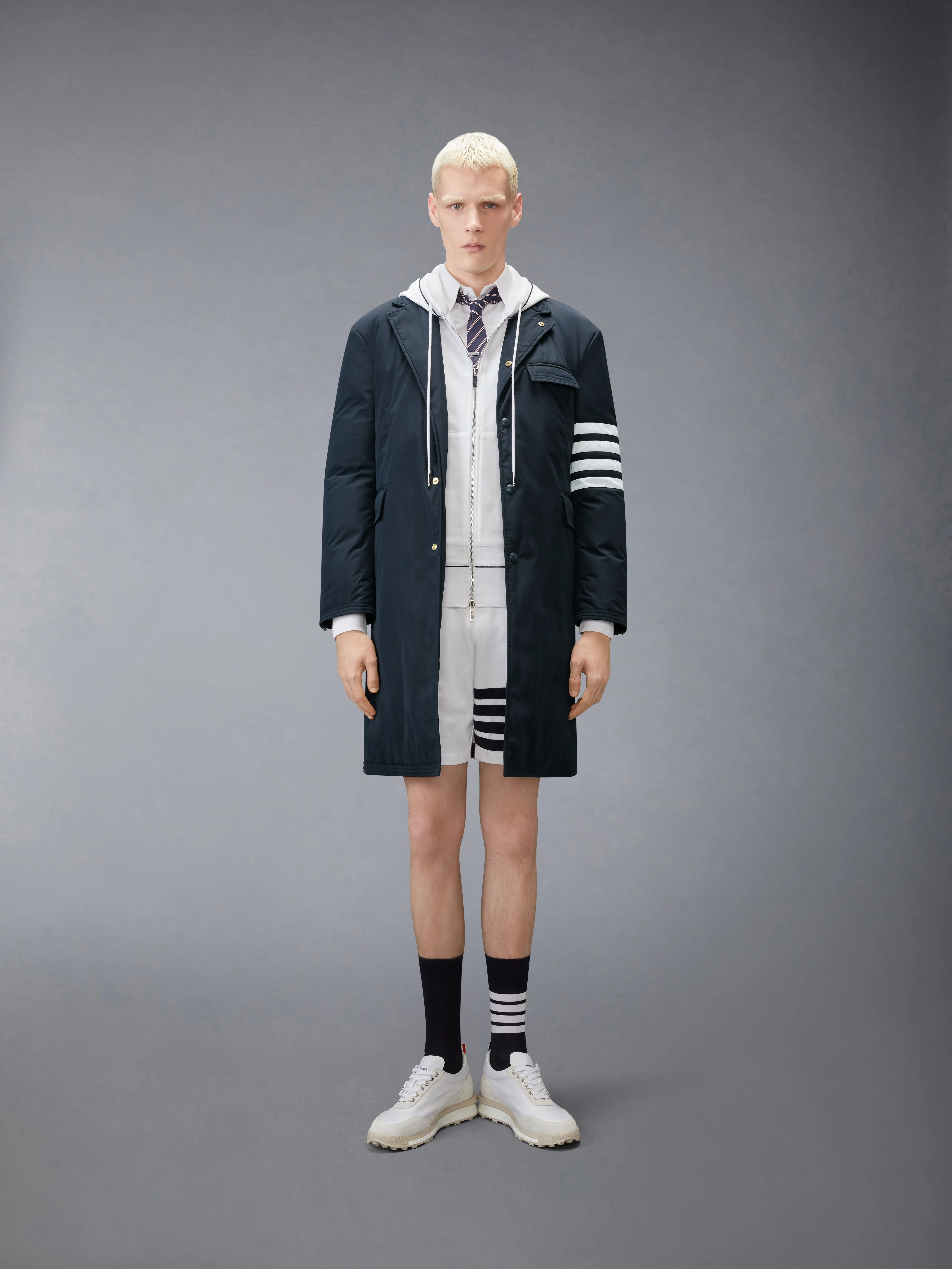 LOOPBACK 4-BAR SWEATSHORTS sold by Thom Browne product image thumbnail 3