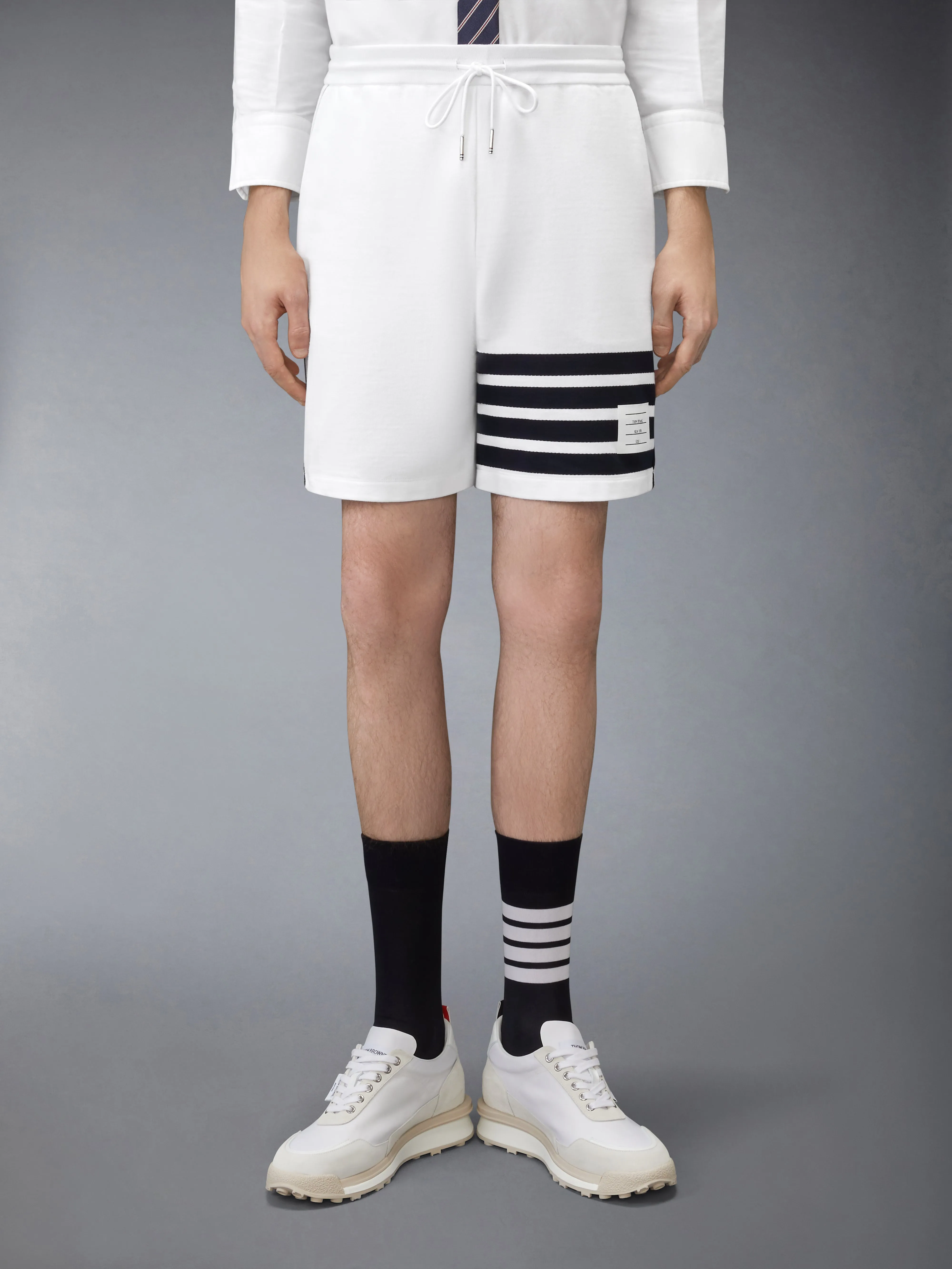 LOOPBACK 4-BAR SWEATSHORTS sold by Thom Browne