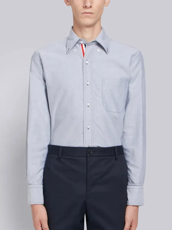 OXFORD SHIRT WITH GROSGRAIN PLACKET made by Thom Browne