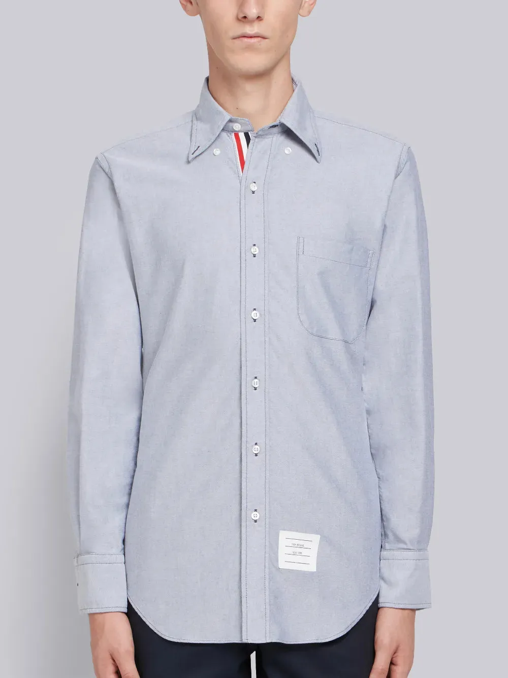 OXFORD SHIRT WITH GROSGRAIN PLACKET sold by Thom Browne product image thumbnail 2