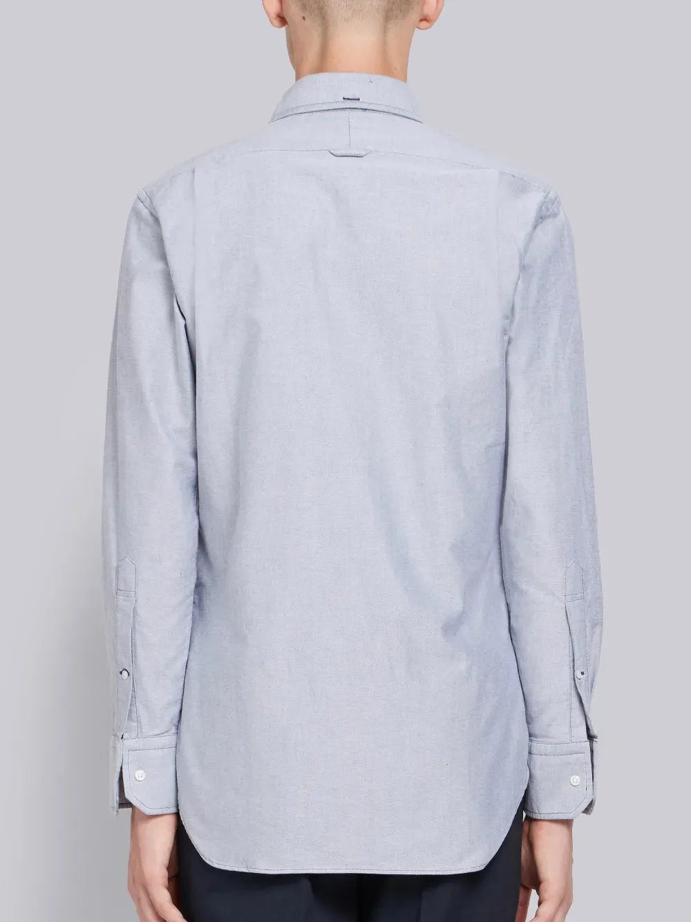 OXFORD SHIRT WITH GROSGRAIN PLACKET sold by Thom Browne product image thumbnail 4
