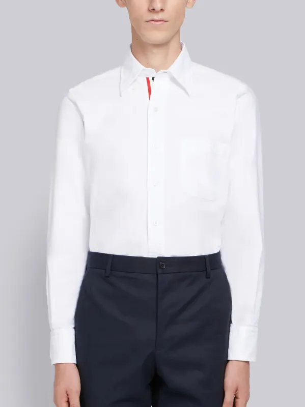 OXFORD SHIRT WITH GROSGRAIN PLACKET made by Thom Browne