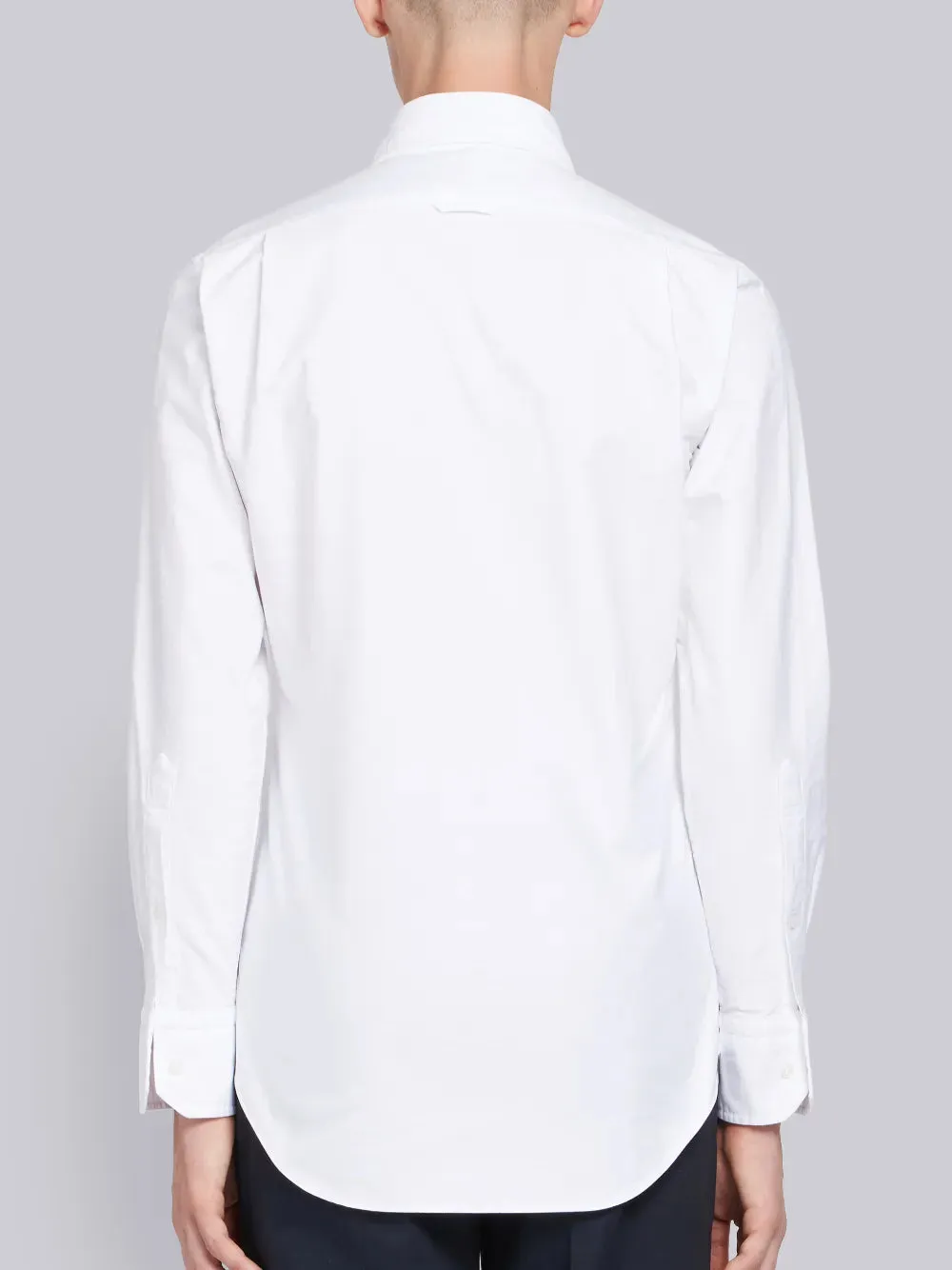 OXFORD SHIRT WITH GROSGRAIN PLACKET sold by Thom Browne product image thumbnail 4
