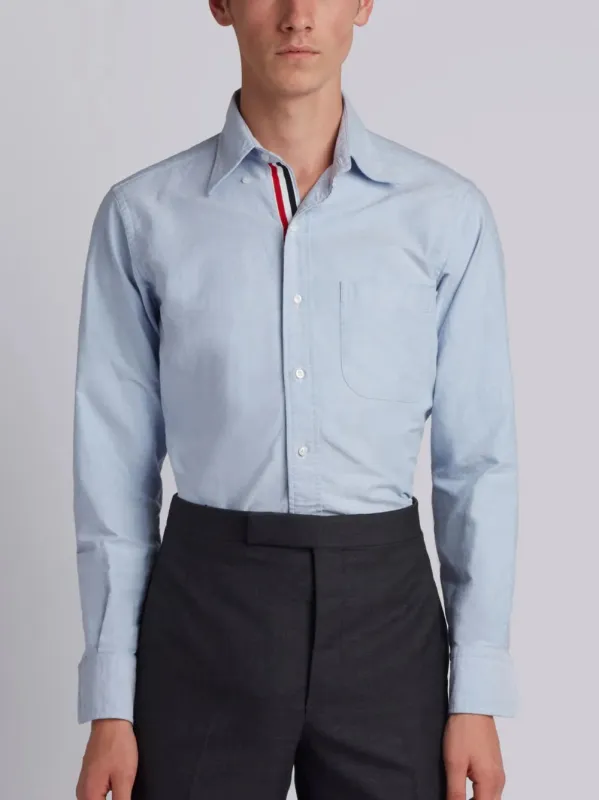 OXFORD SHIRT WITH GROSGRAIN PLACKET made by Thom Browne