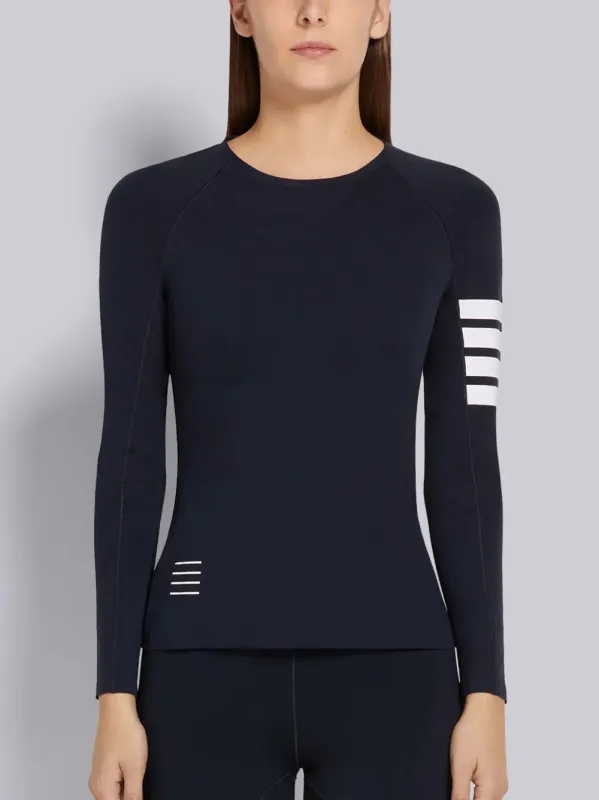 INTERLOCK 4-BAR COMPRESSION TEE made by Thom Browne