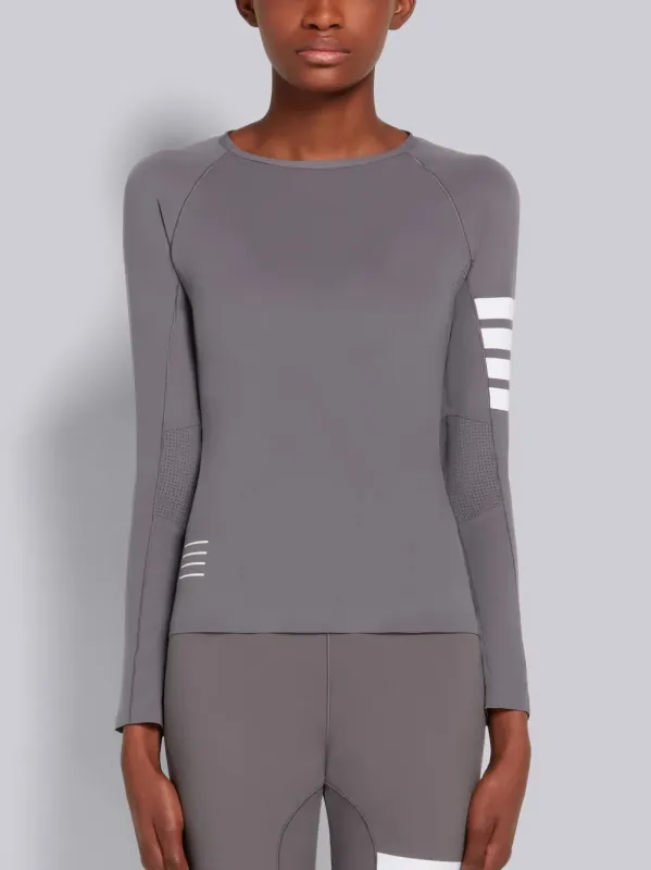 INTERLOCK 4-BAR COMPRESSION TEE made by Thom Browne