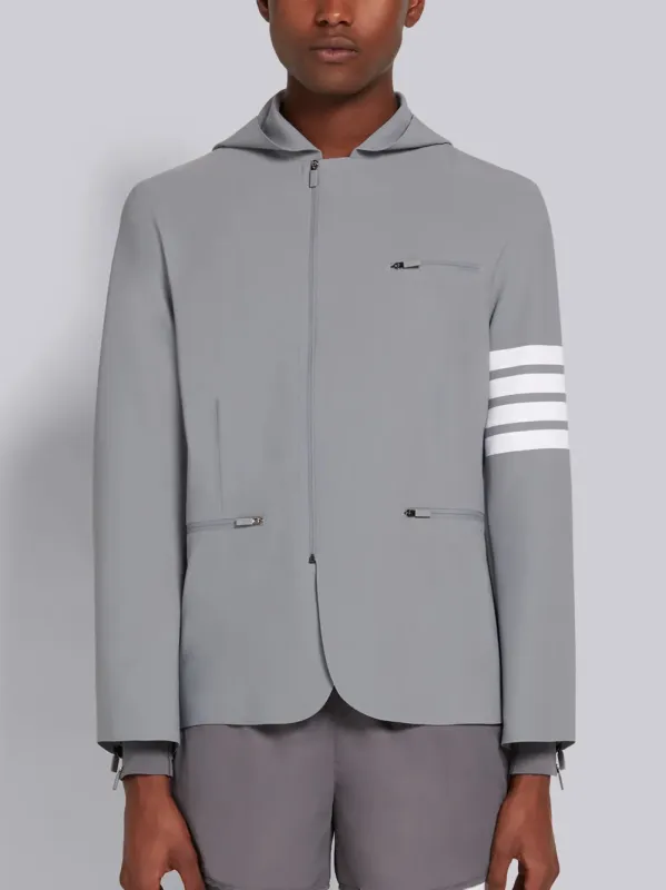 TOKIO 4-BAR COMPRESSION HOODED SPORTCOAT made by Thom Browne