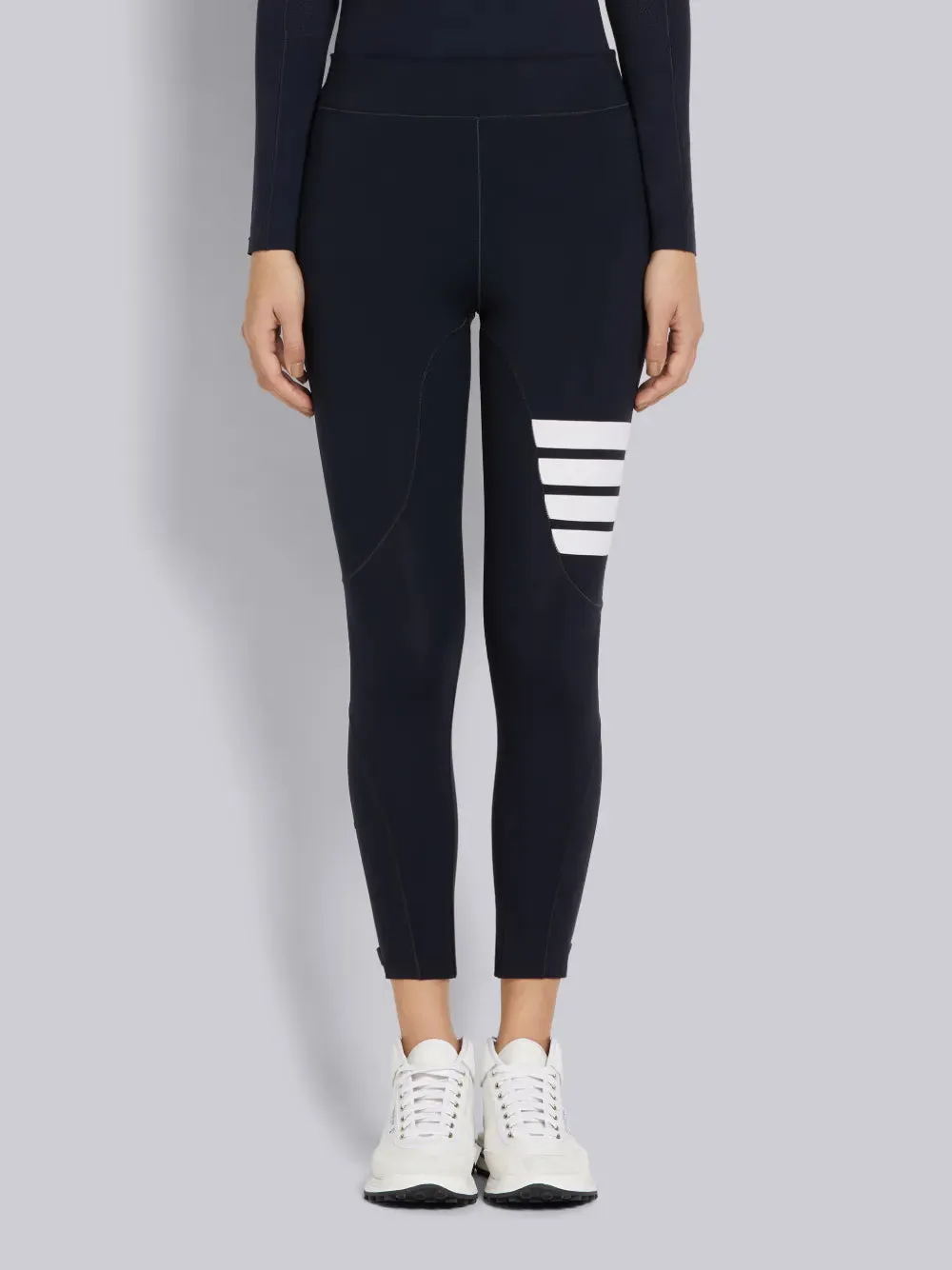 POLYAMIDE STRETCH INTERLOCK 4-BAR COMPRESSION TIGHTS sold by Thom Browne