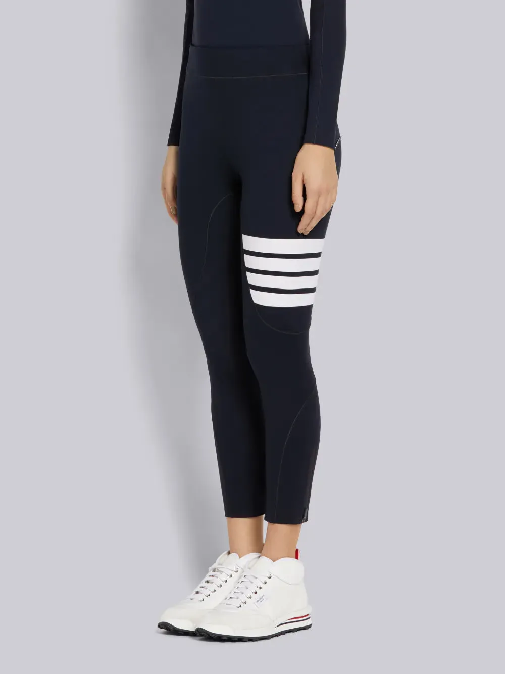 POLYAMIDE STRETCH INTERLOCK 4-BAR COMPRESSION TIGHTS sold by Thom Browne product image thumbnail 3