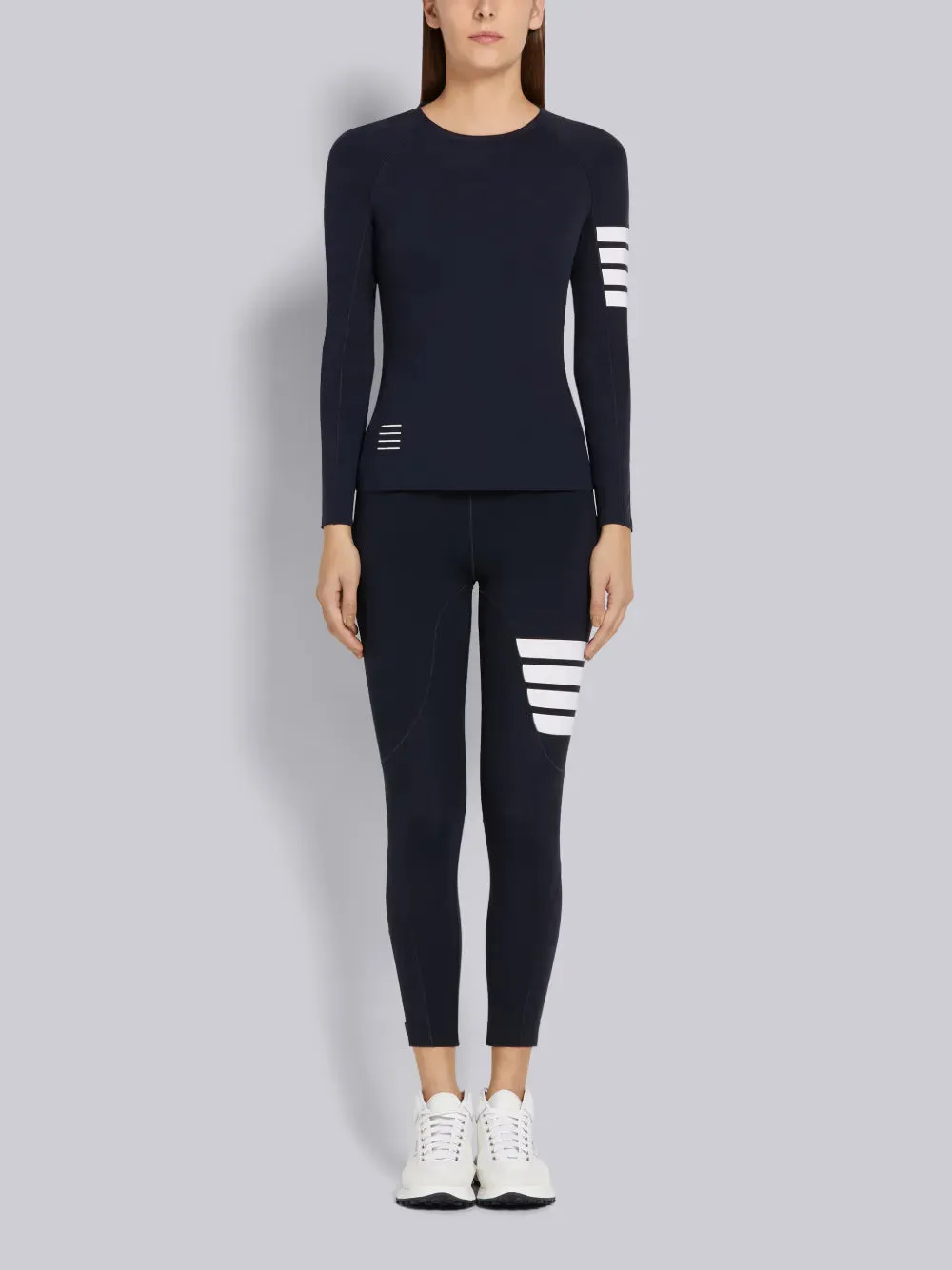 POLYAMIDE STRETCH INTERLOCK 4-BAR COMPRESSION TIGHTS sold by Thom Browne product image thumbnail 4