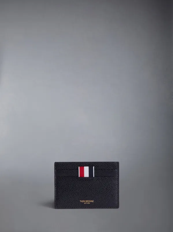 PEBBLE GRAIN SINGLE CARD HOLDER made by Thom Browne