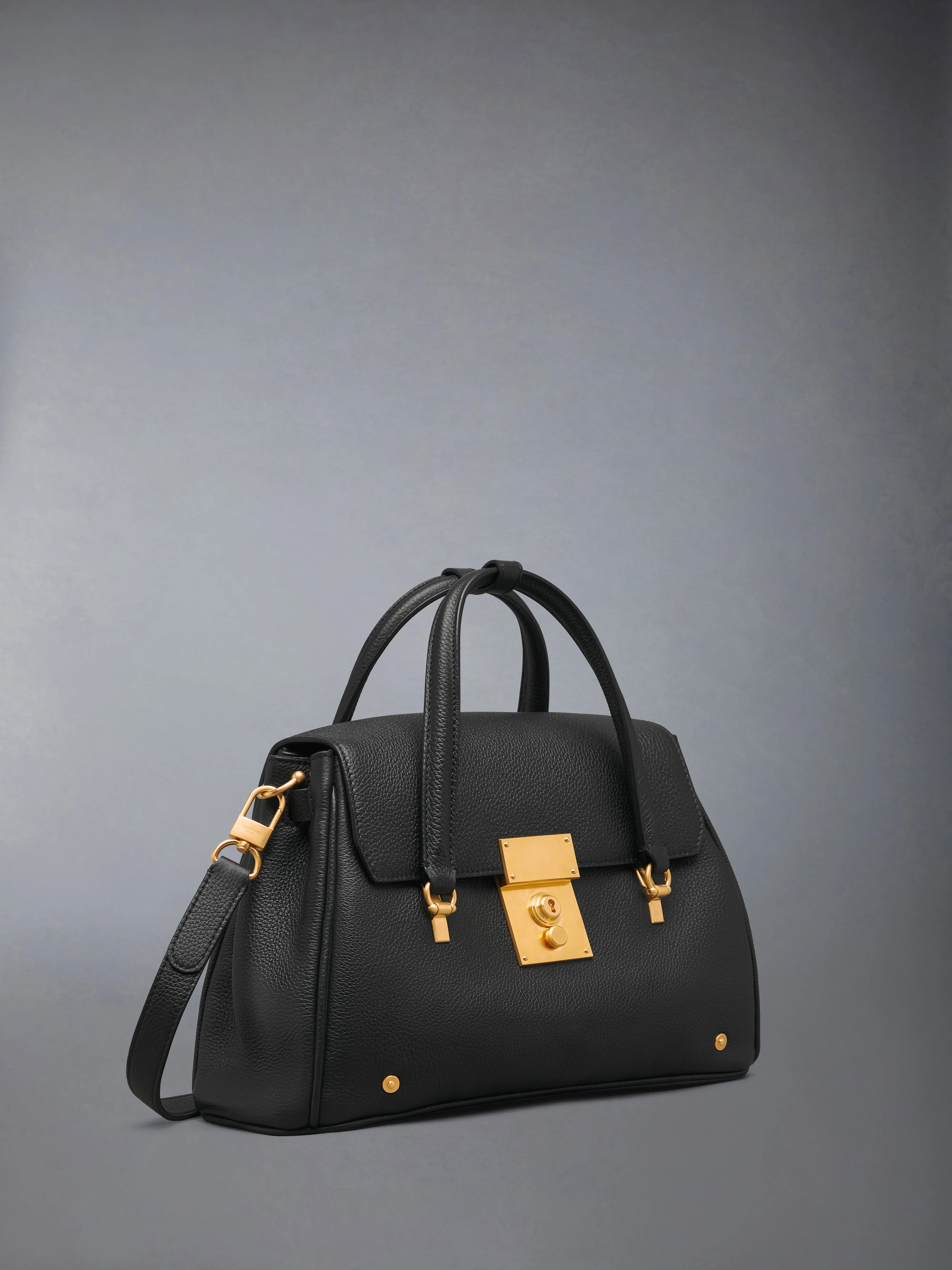 SMALL BOLTON BAG IN SOFT PEBBLE GRAIN LEATHER sold by Thom Browne product image thumbnail 2