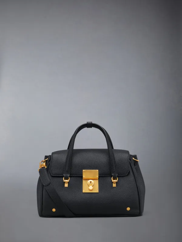 SMALL BOLTON BAG IN SOFT PEBBLE GRAIN LEATHER made by Thom Browne