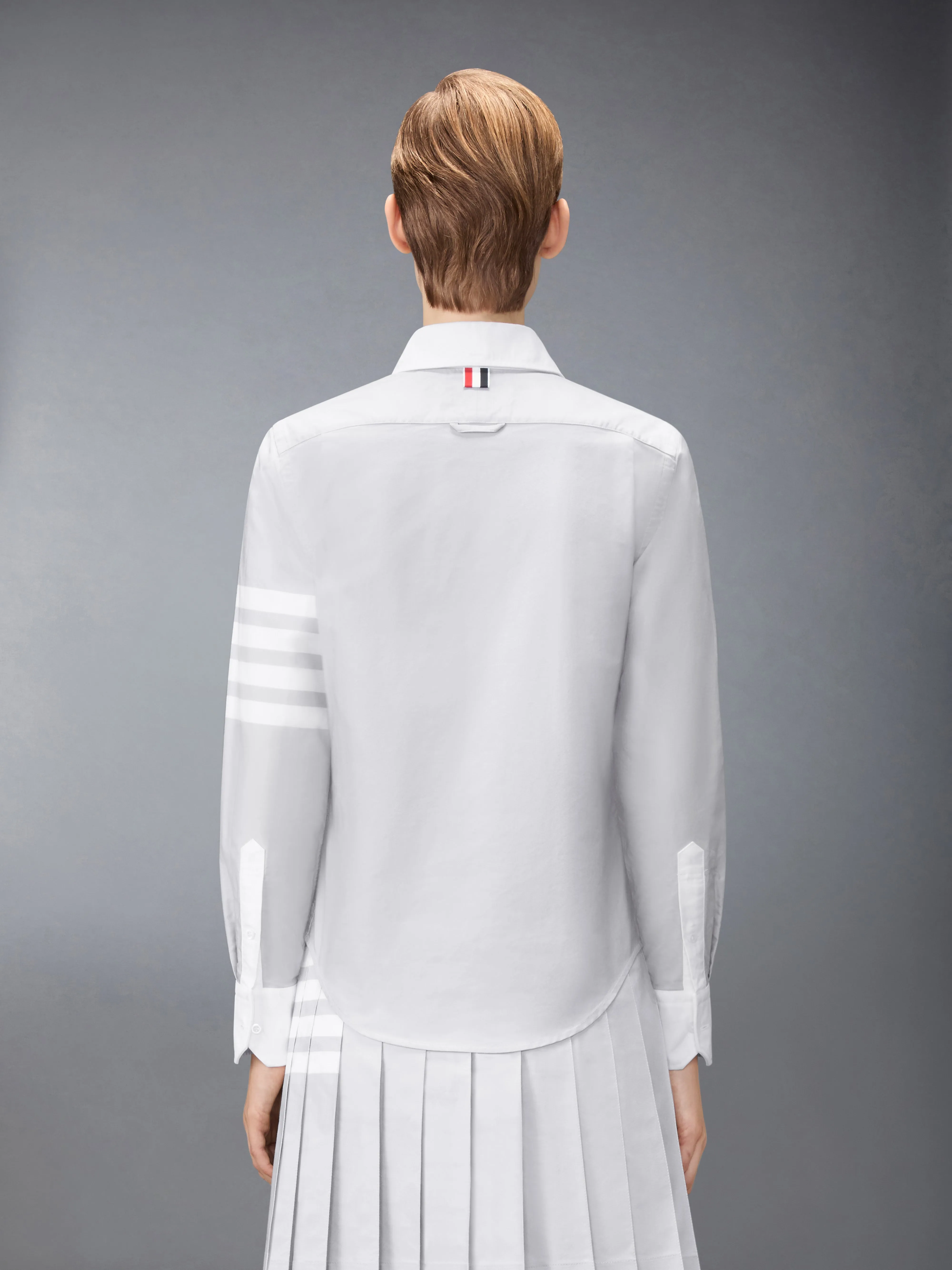 OXFORD 4-BAR SHIRT sold by Thom Browne product image thumbnail 3