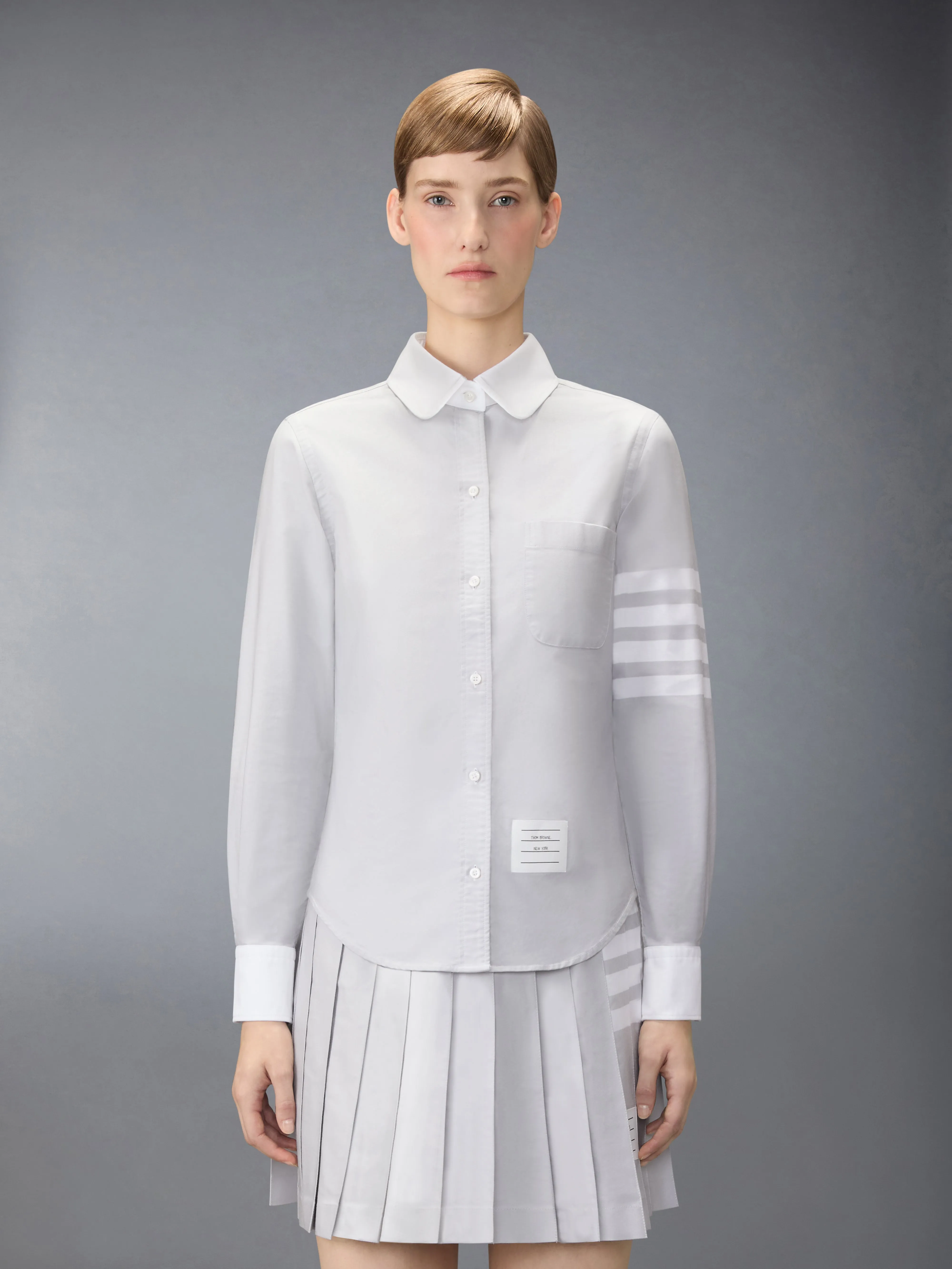 OXFORD 4-BAR SHIRT sold by Thom Browne product image thumbnail 2