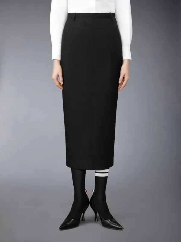 HOPSACK SUITING PENCIL SKIRT made by Thom Browne