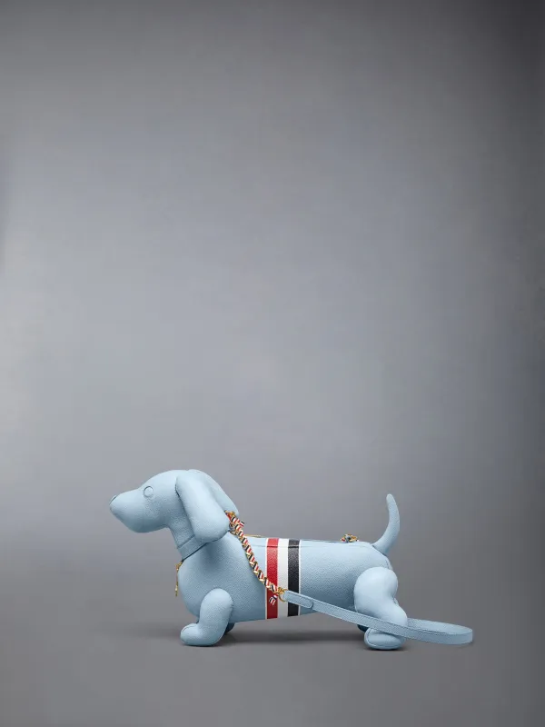 RWB STRIPE MINI HECTOR IN PEBBLE GRAIN LEATHER made by Thom Browne