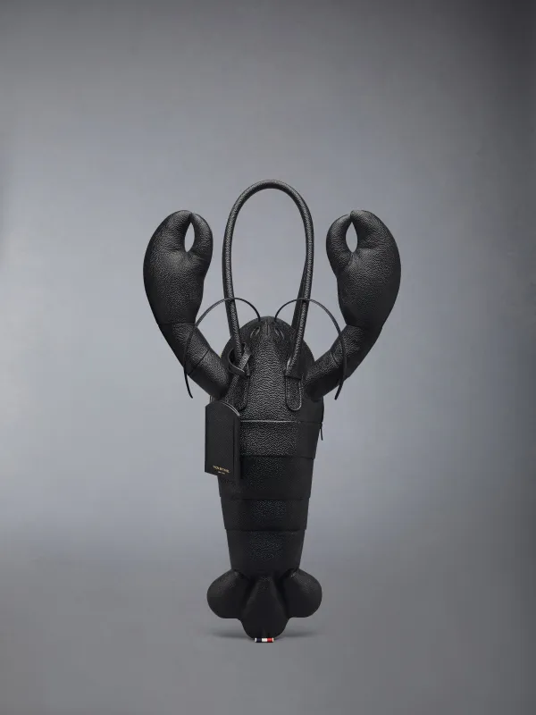 LOBSTER BAG IN PEBBLE GRAIN LEATHER made by Thom Browne