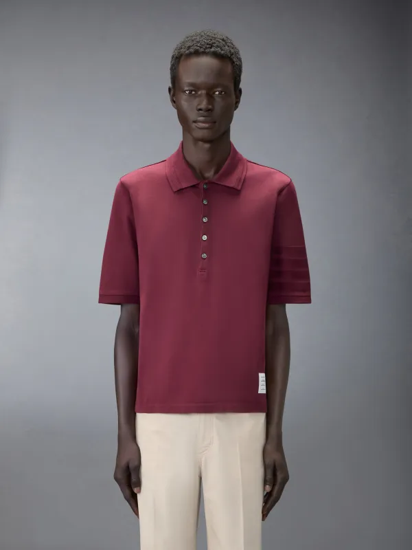 JERSEY OTTOMAN 4-BAR POLO made by Thom Browne