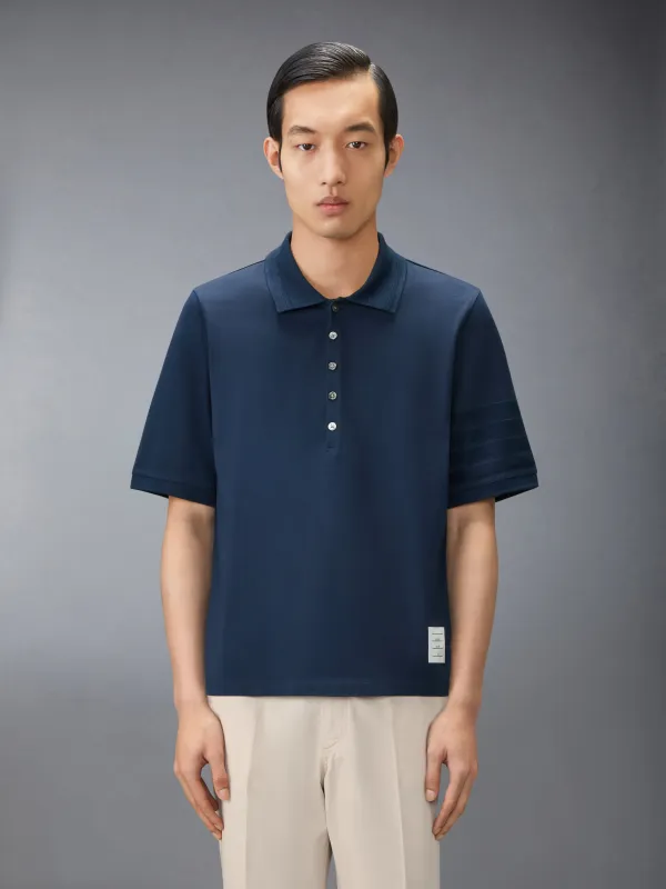 JERSEY OTTOMAN 4-BAR POLO made by Thom Browne