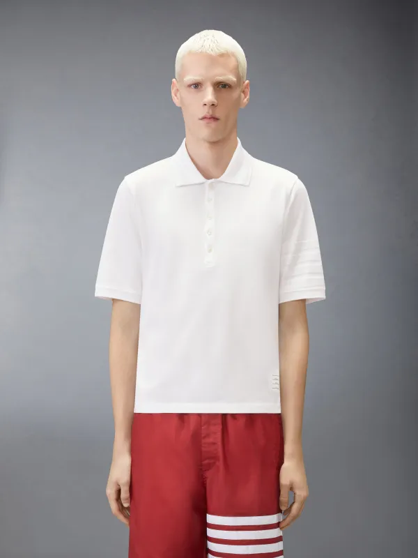 JERSEY OTTOMAN 4-BAR POLO made by Thom Browne