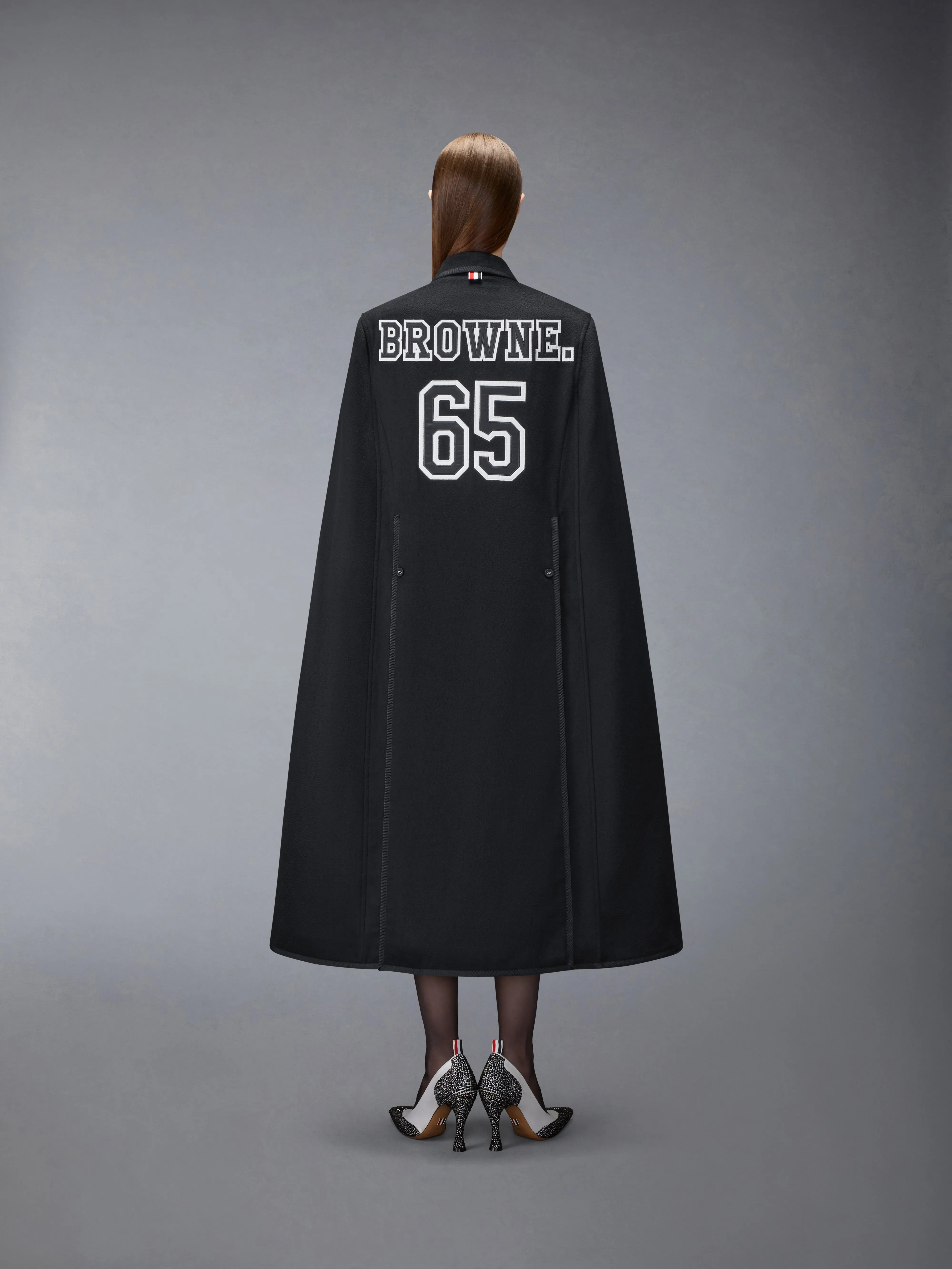 CASHMERE BROWNE 65 CHESTERFIELD CAPE sold by Thom Browne product image thumbnail 3