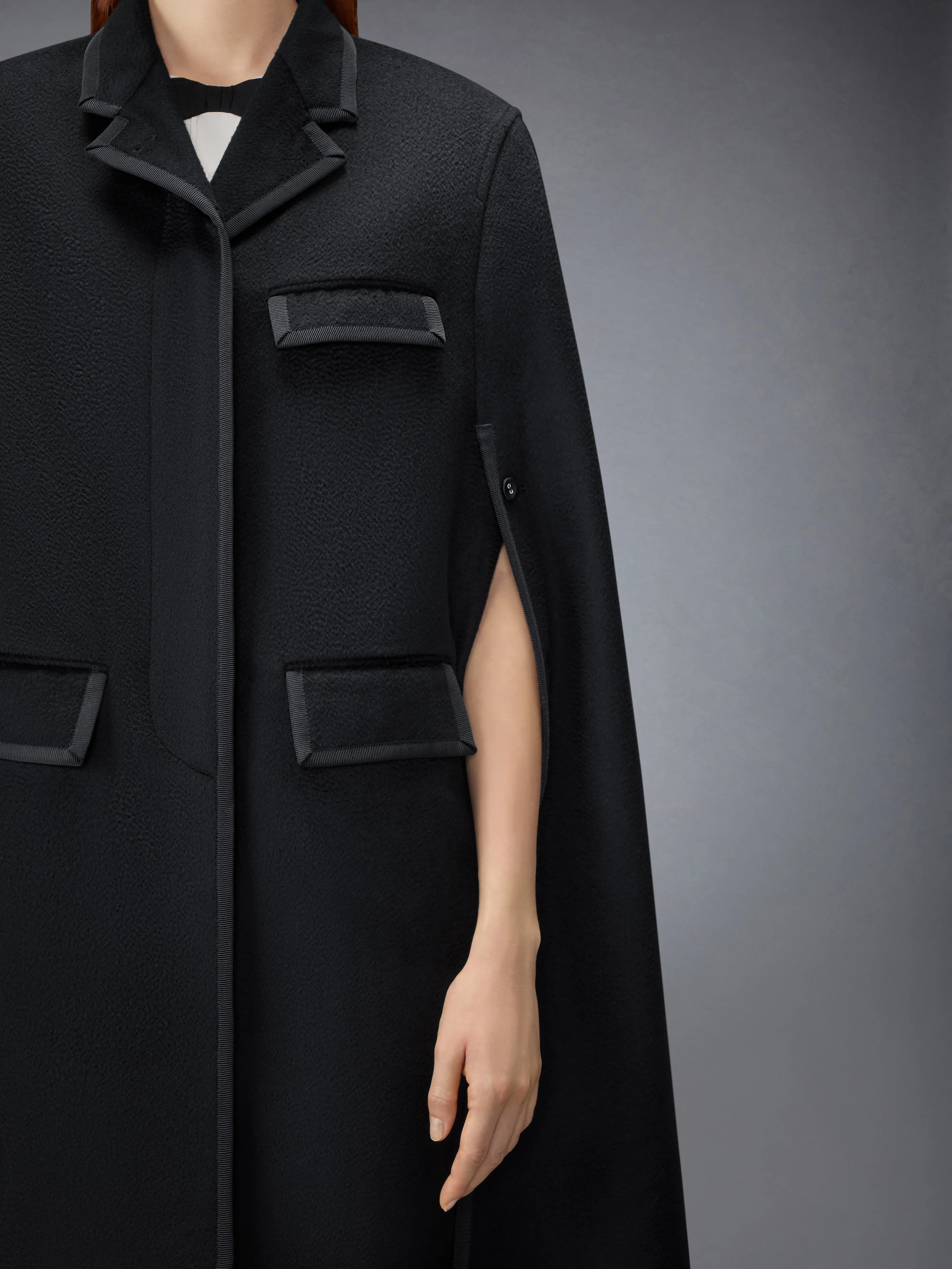 CASHMERE BROWNE 65 CHESTERFIELD CAPE sold by Thom Browne product image thumbnail 5