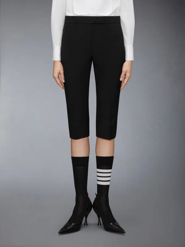 HOPSACK SUITING LOWRISE CROPPED TROUSER made by Thom Browne