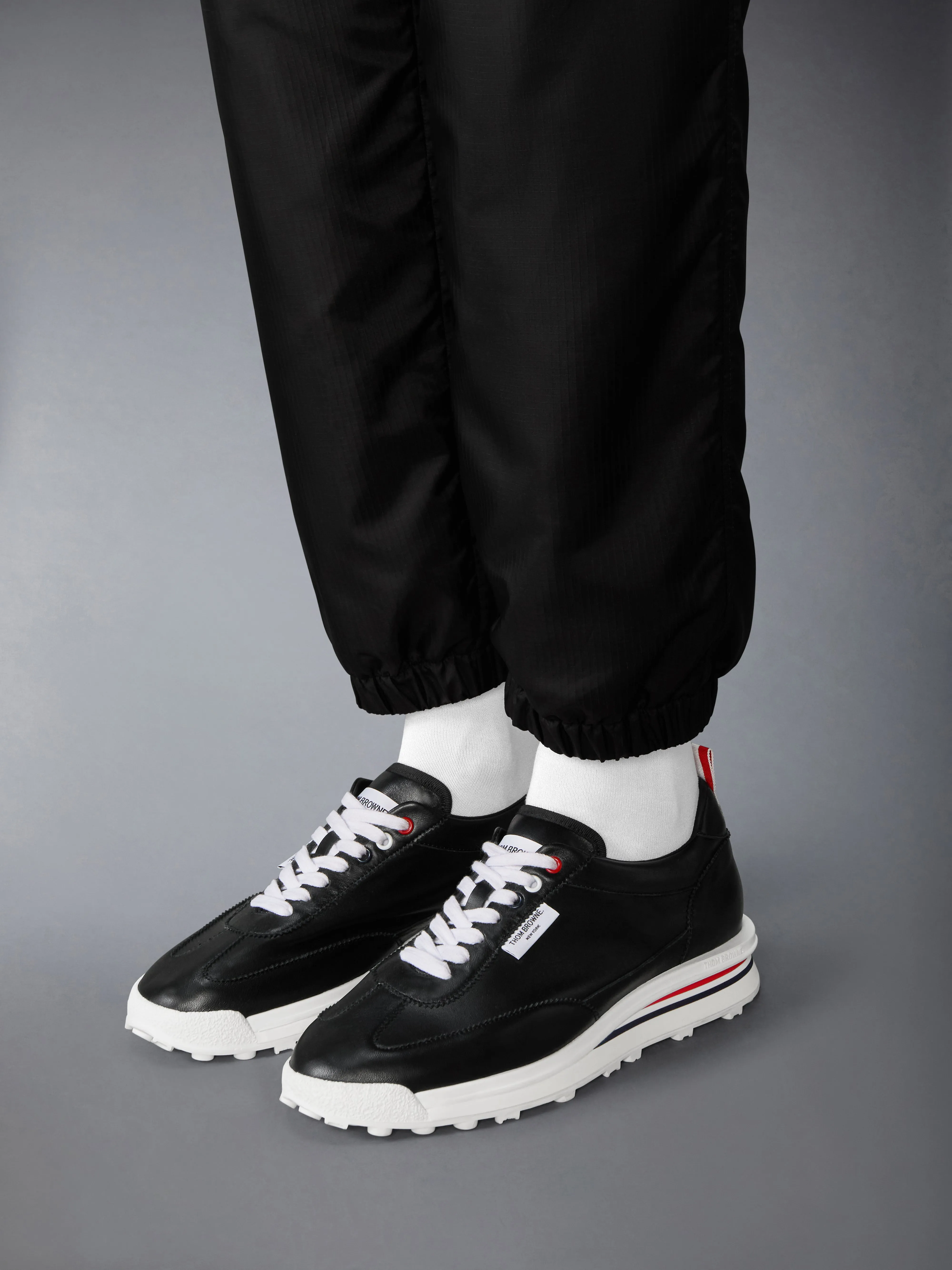 NAPPA LEATHER TECH RUNNER SNEAKERS sold by Thom Browne product image thumbnail 4