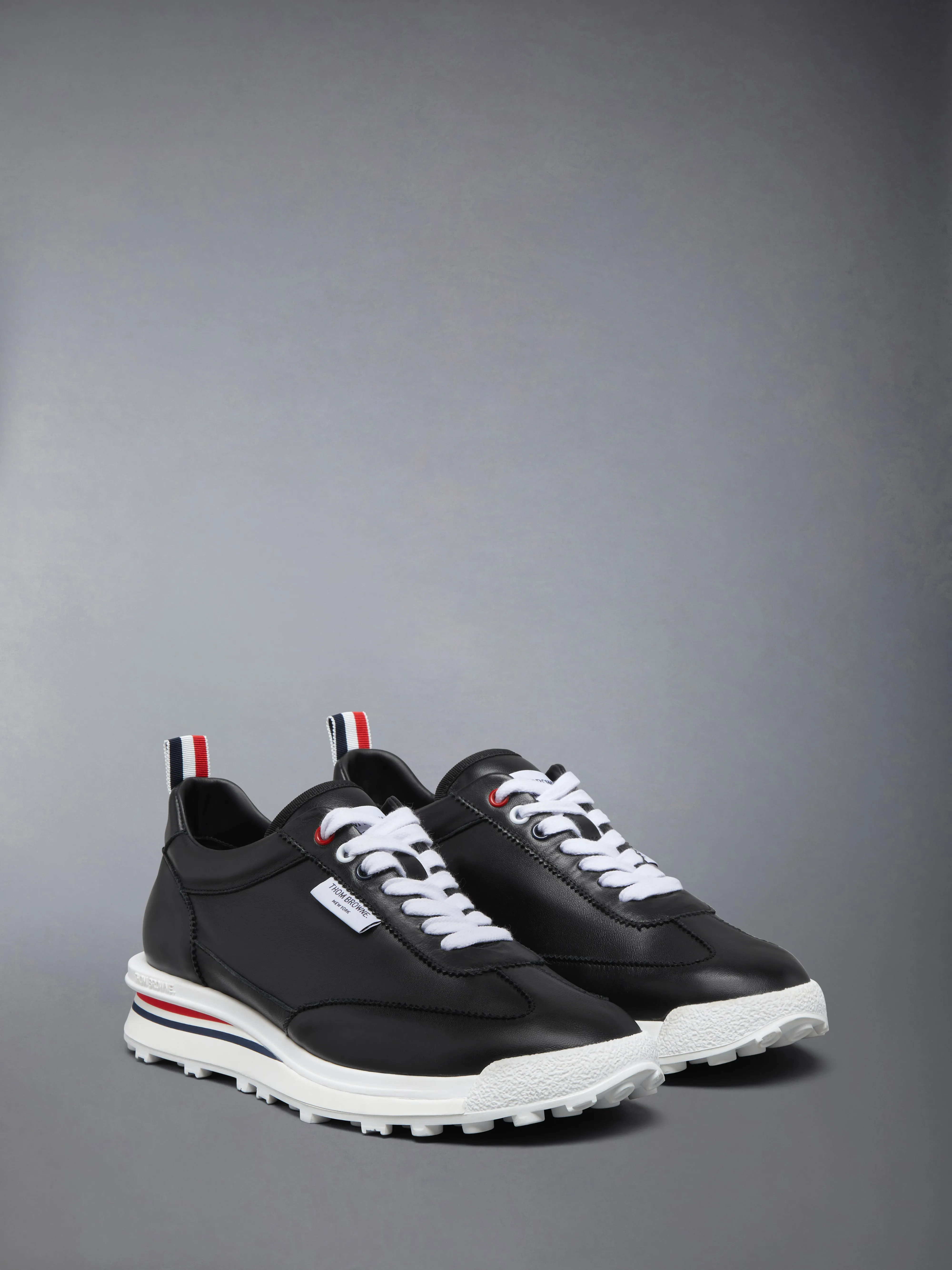 NAPPA LEATHER TECH RUNNER SNEAKERS sold by Thom Browne product image thumbnail 2