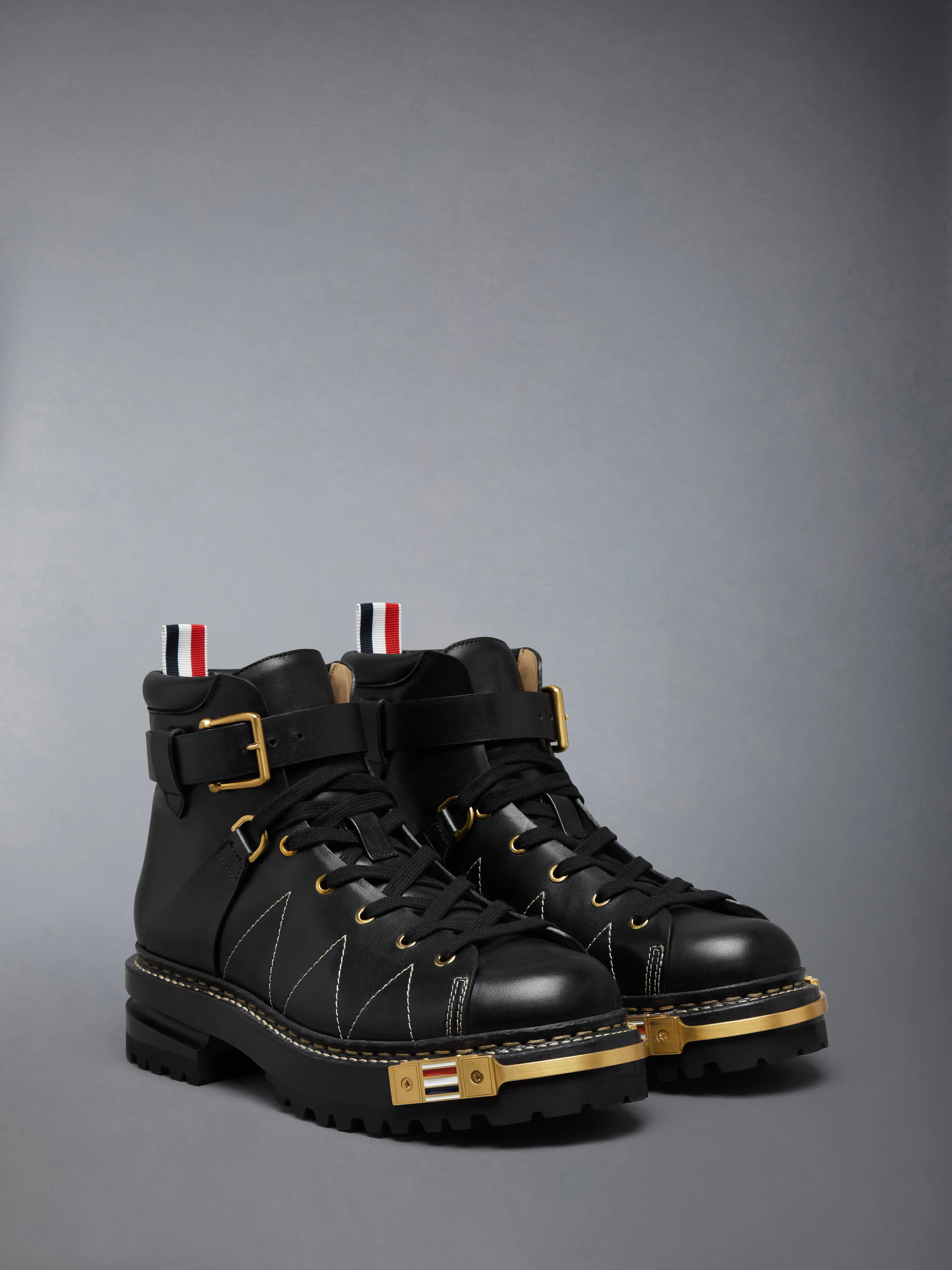 VITELLO LEATHER BOOTS WITH HIKING SOLES sold by Thom Browne product image thumbnail 2