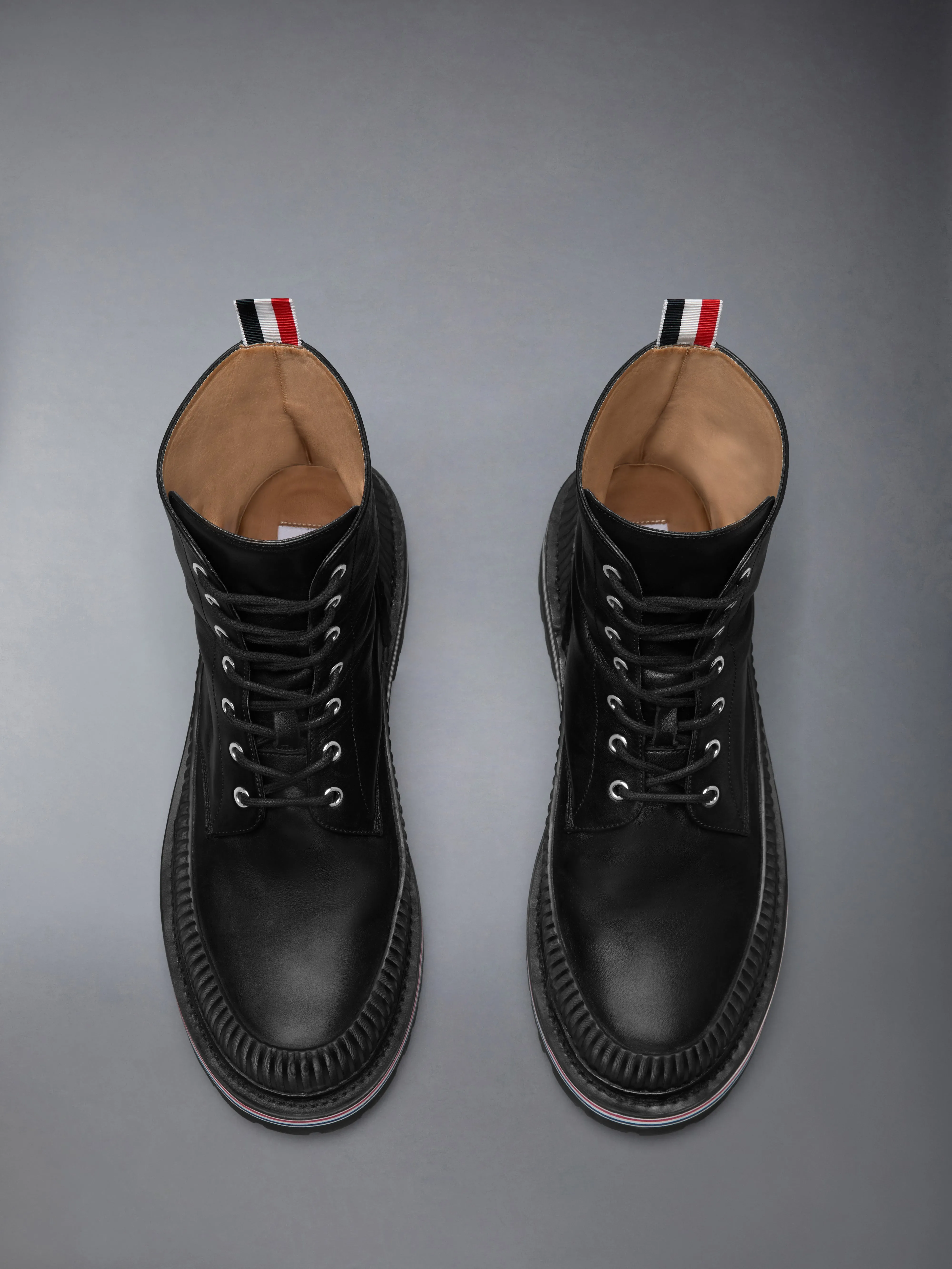 VITELLO LEATHER ALL TERRAIN BOOTS WITH HIKING SOLES sold by Thom Browne product image thumbnail 5