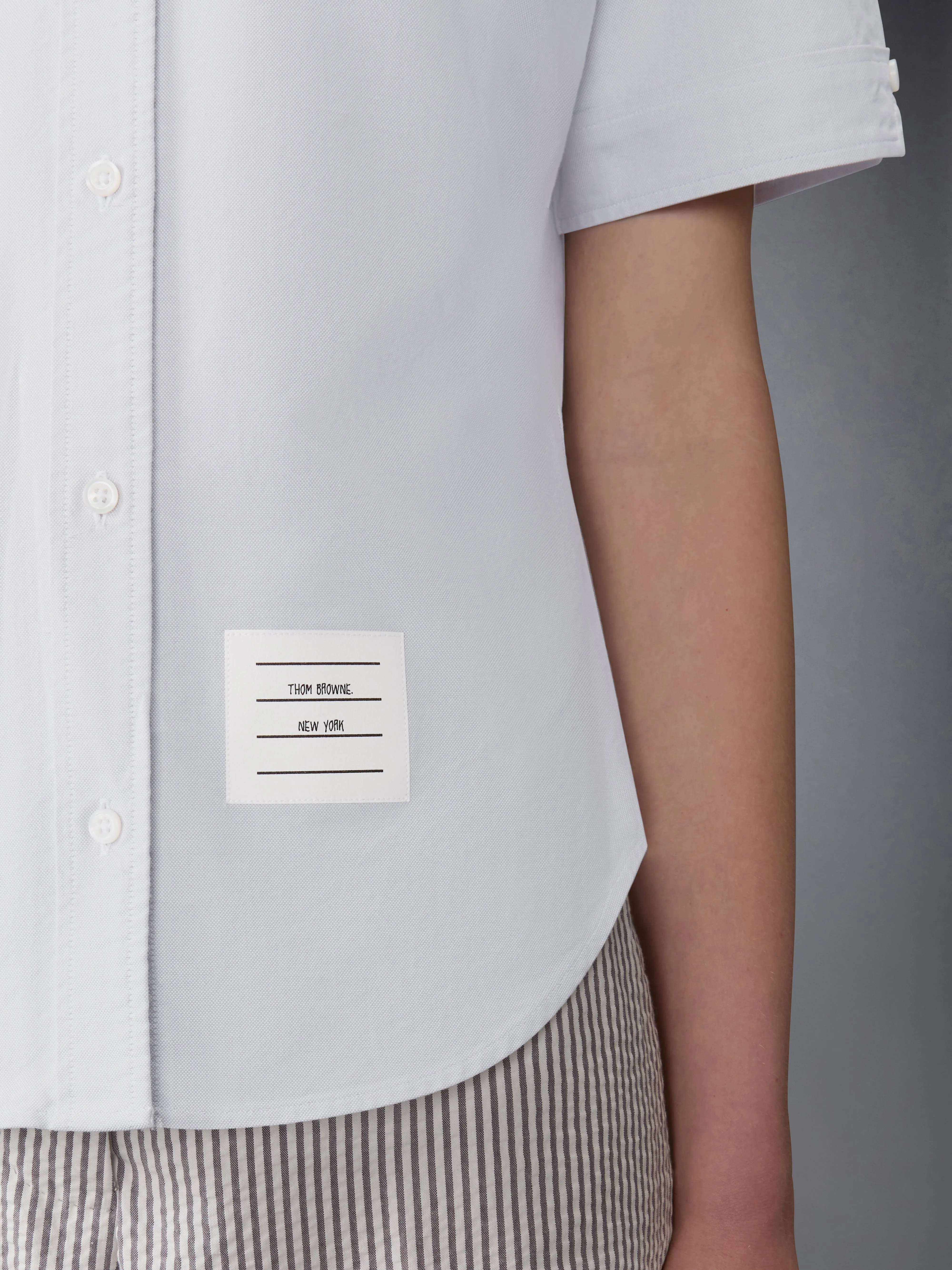 OXFORD SHORT SLEEVE SHIRT sold by Thom Browne product image thumbnail 5