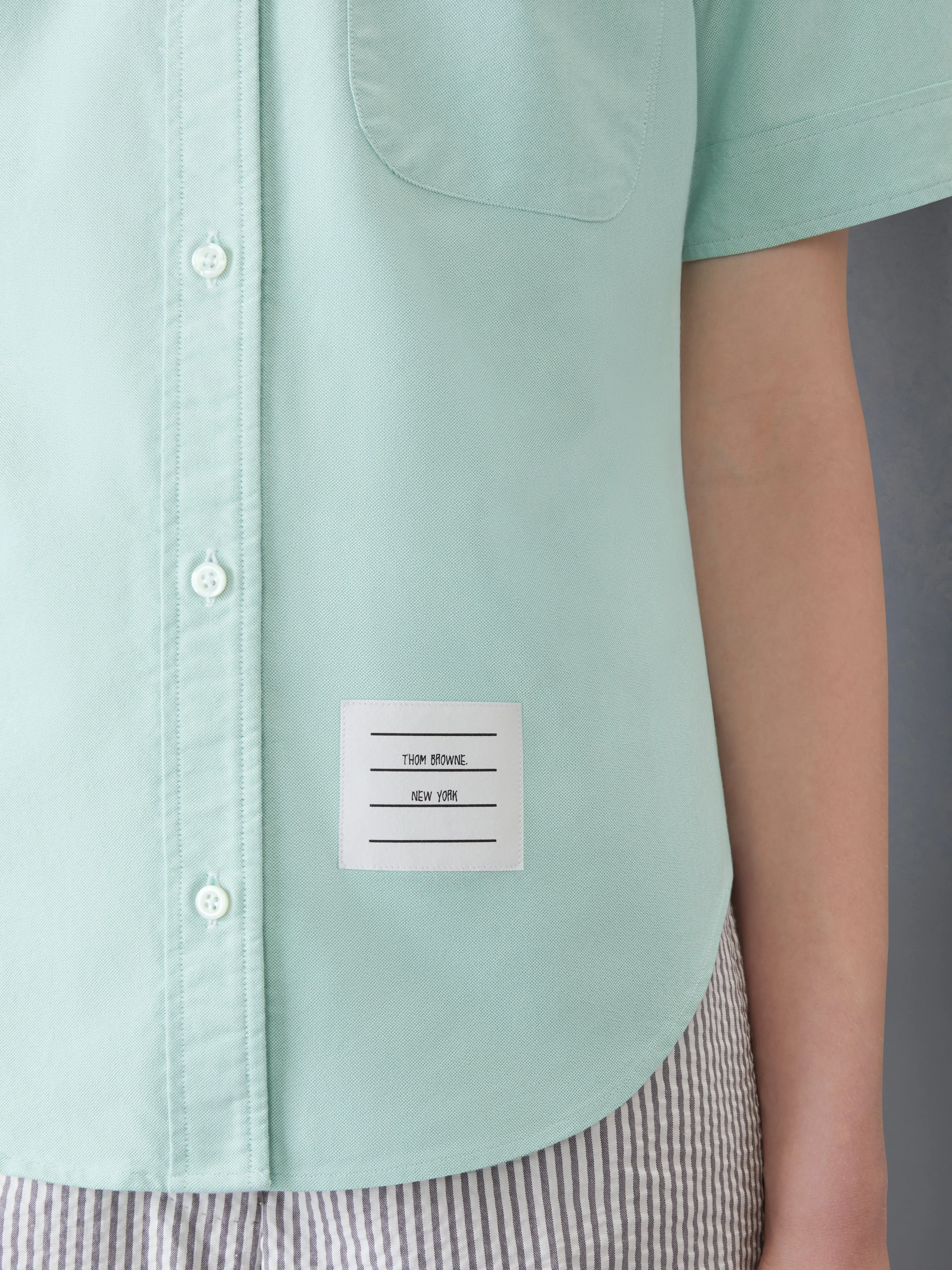 OXFORD SHORT SLEEVE SHIRT sold by Thom Browne product image thumbnail 5