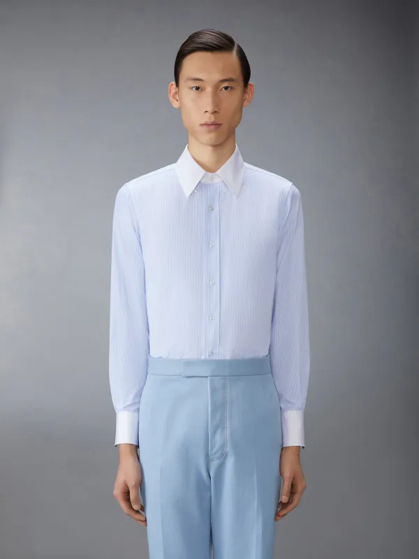 POPLIN MIRCO UNIVERSTITY STRIPED SHIRT made by Thom Browne