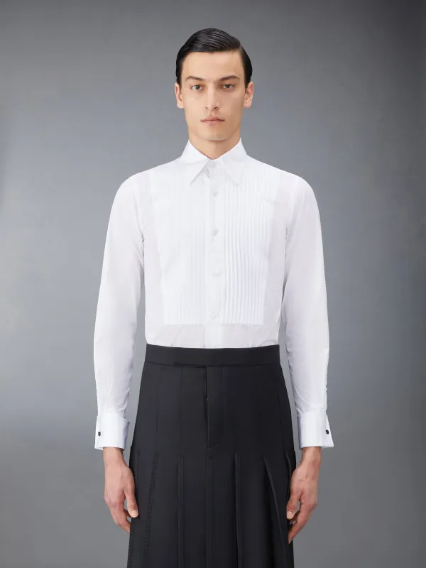POPLIN TUXEDO SHIRT WITH FRENCH CUFFS made by Thom Browne
