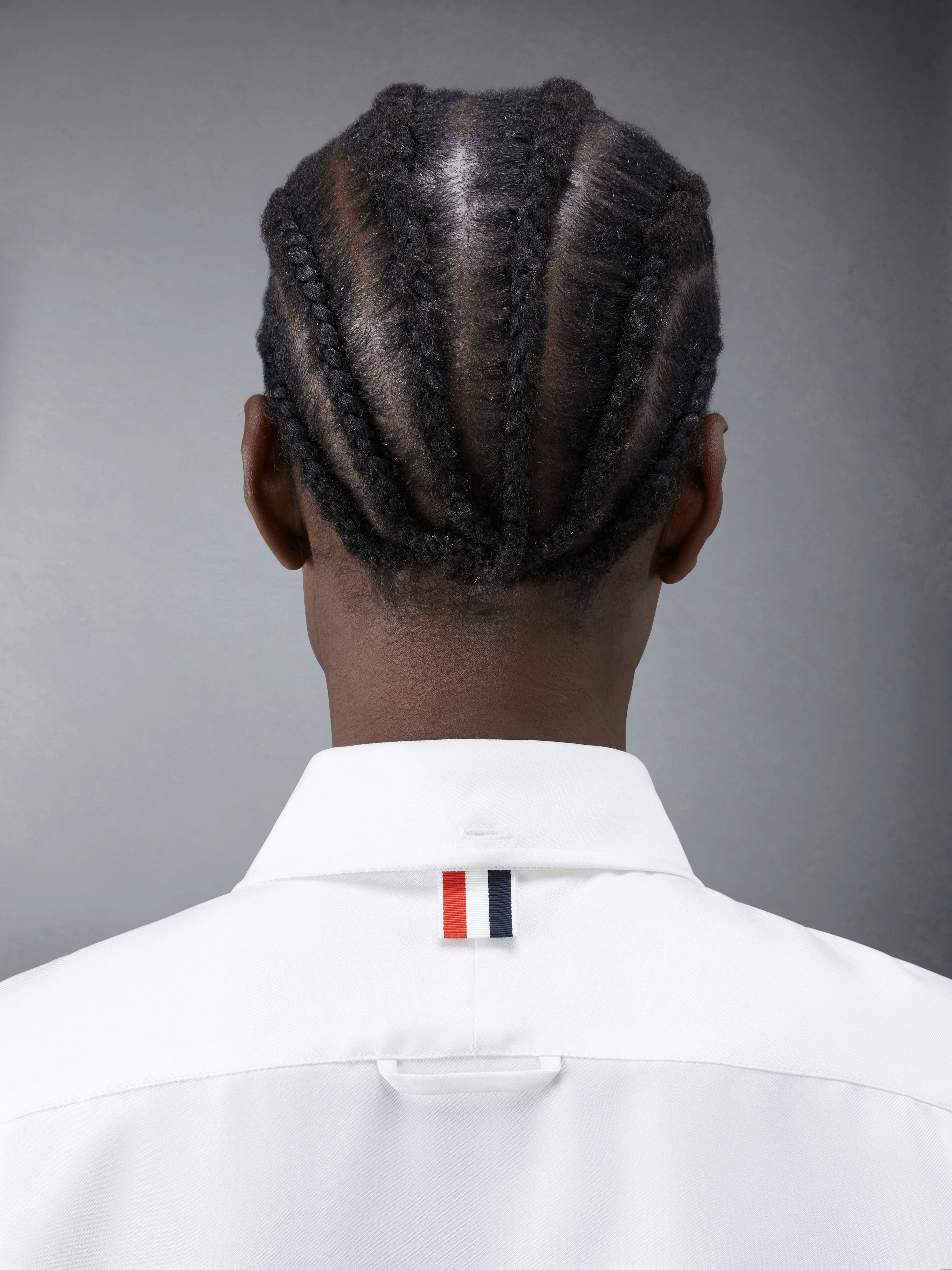 SILK TWILL SHIRT WITH SCARF CUFFS sold by Thom Browne product image thumbnail 4