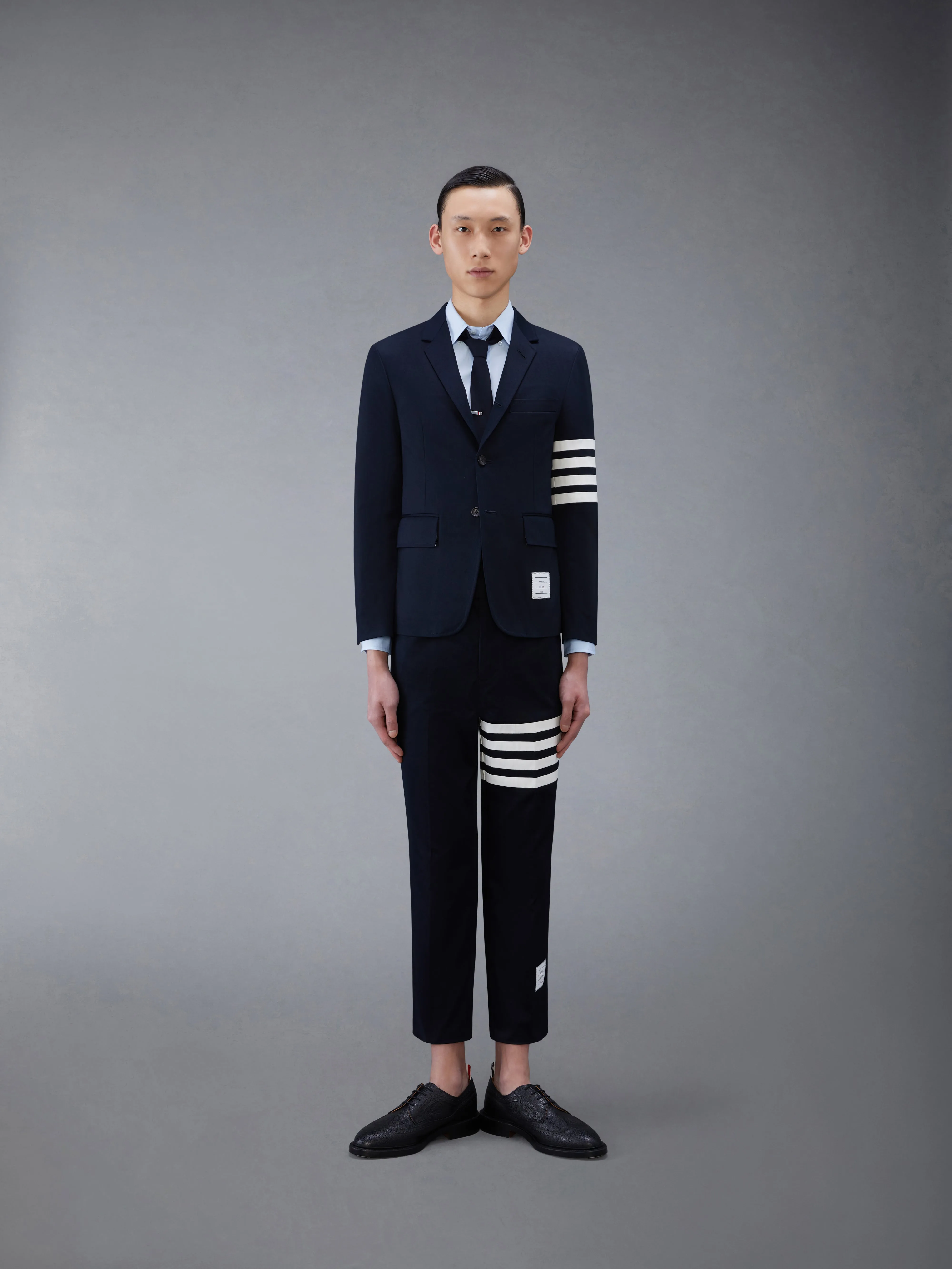 POPLIN SHIRT WITH ARMBANDS sold by Thom Browne product image thumbnail 5