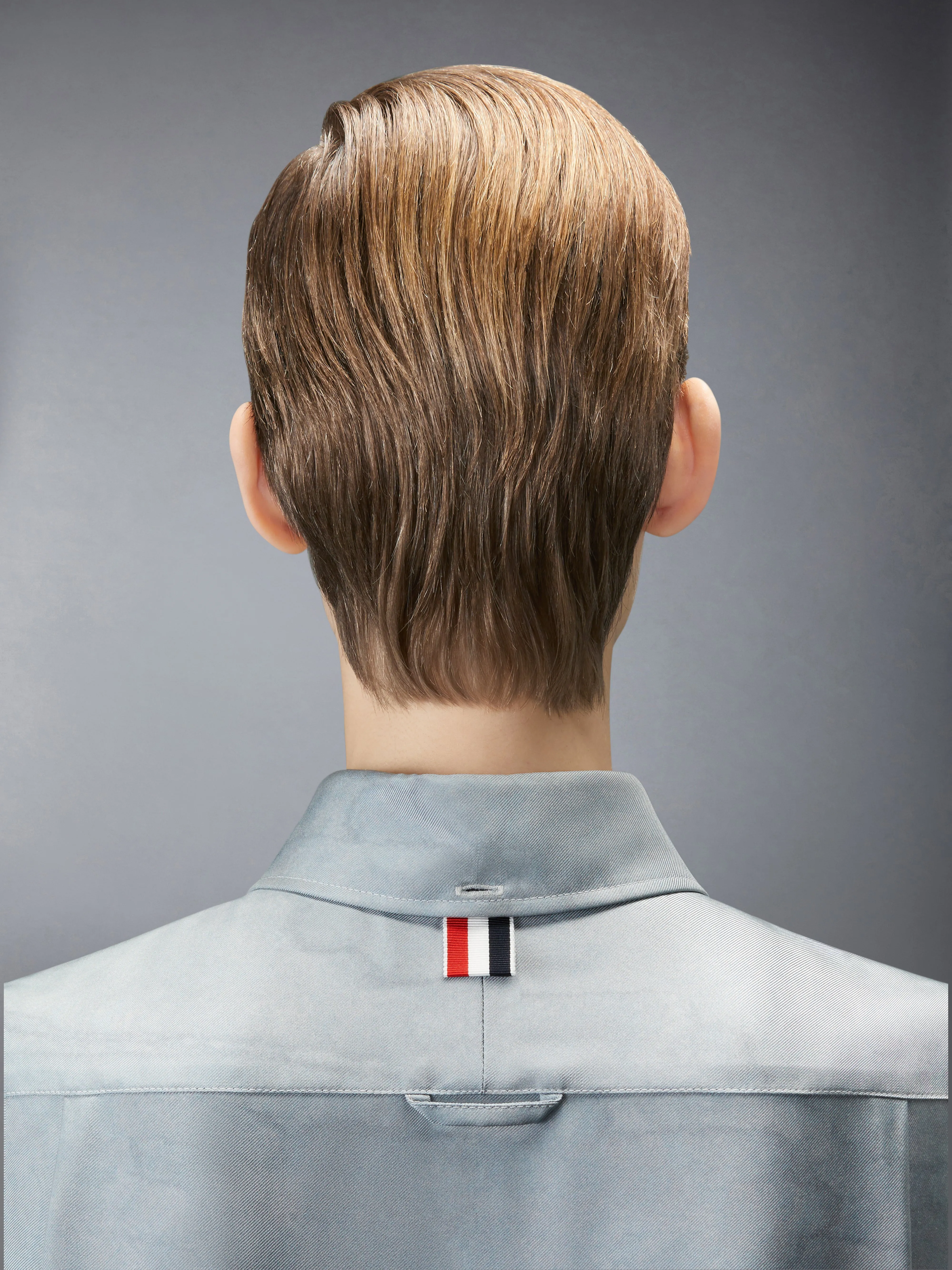 SILK TWILL NANTUCKET SCENIC SHIRT DRESS sold by Thom Browne product image thumbnail 5