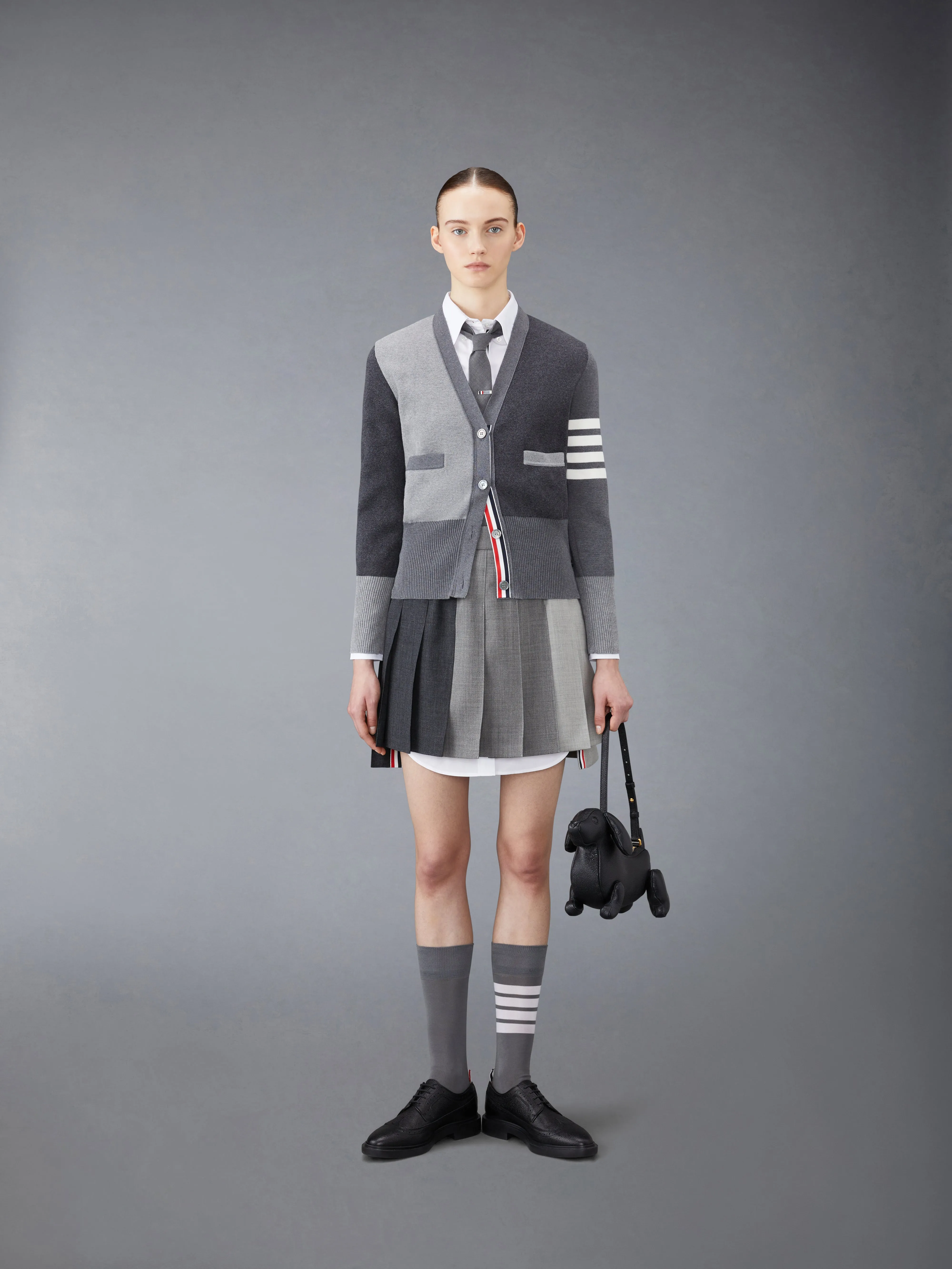 POPLIN MINI SHIRT DRESS sold by Thom Browne product image thumbnail 4