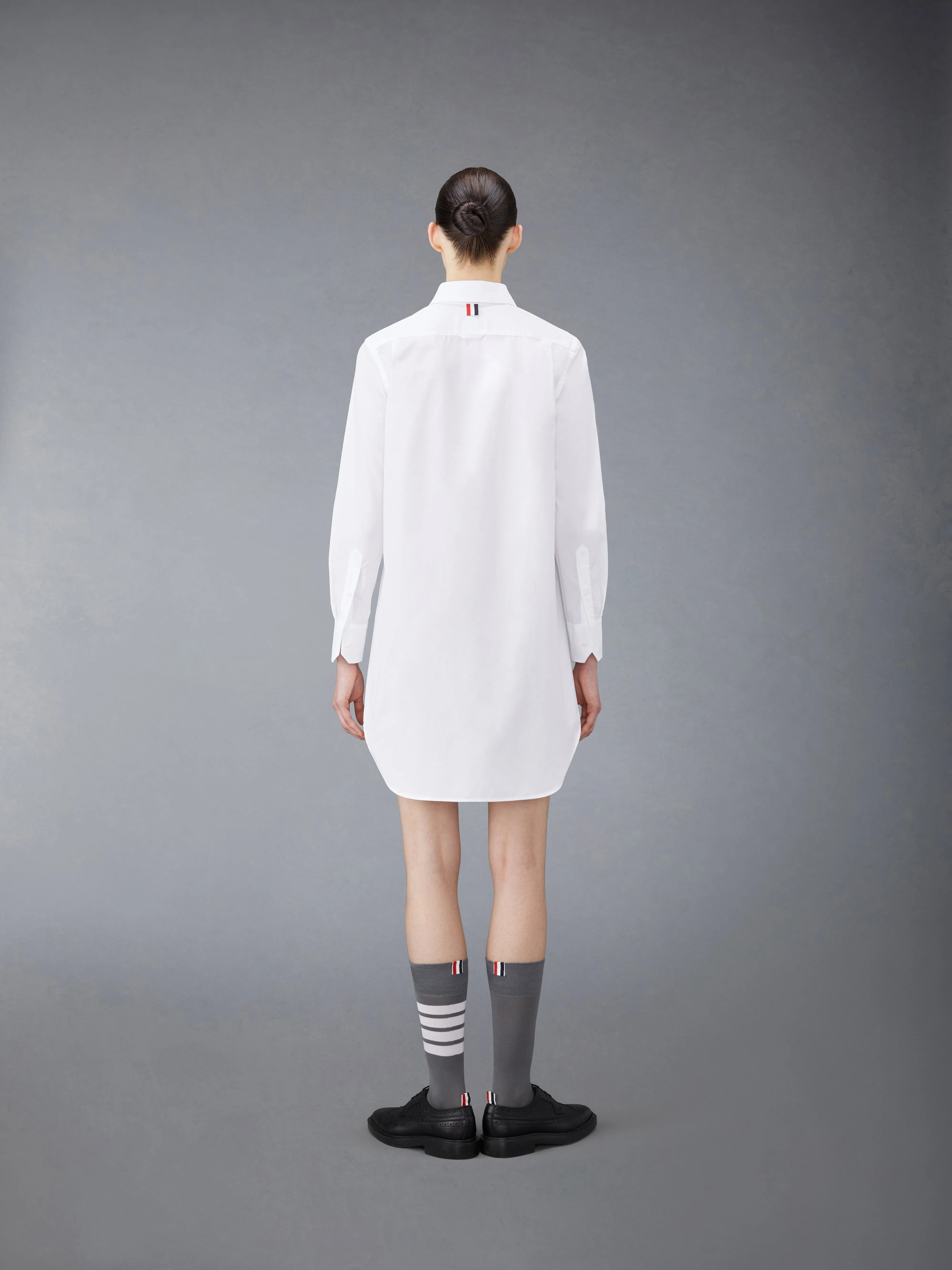 POPLIN MINI SHIRT DRESS sold by Thom Browne product image thumbnail 3
