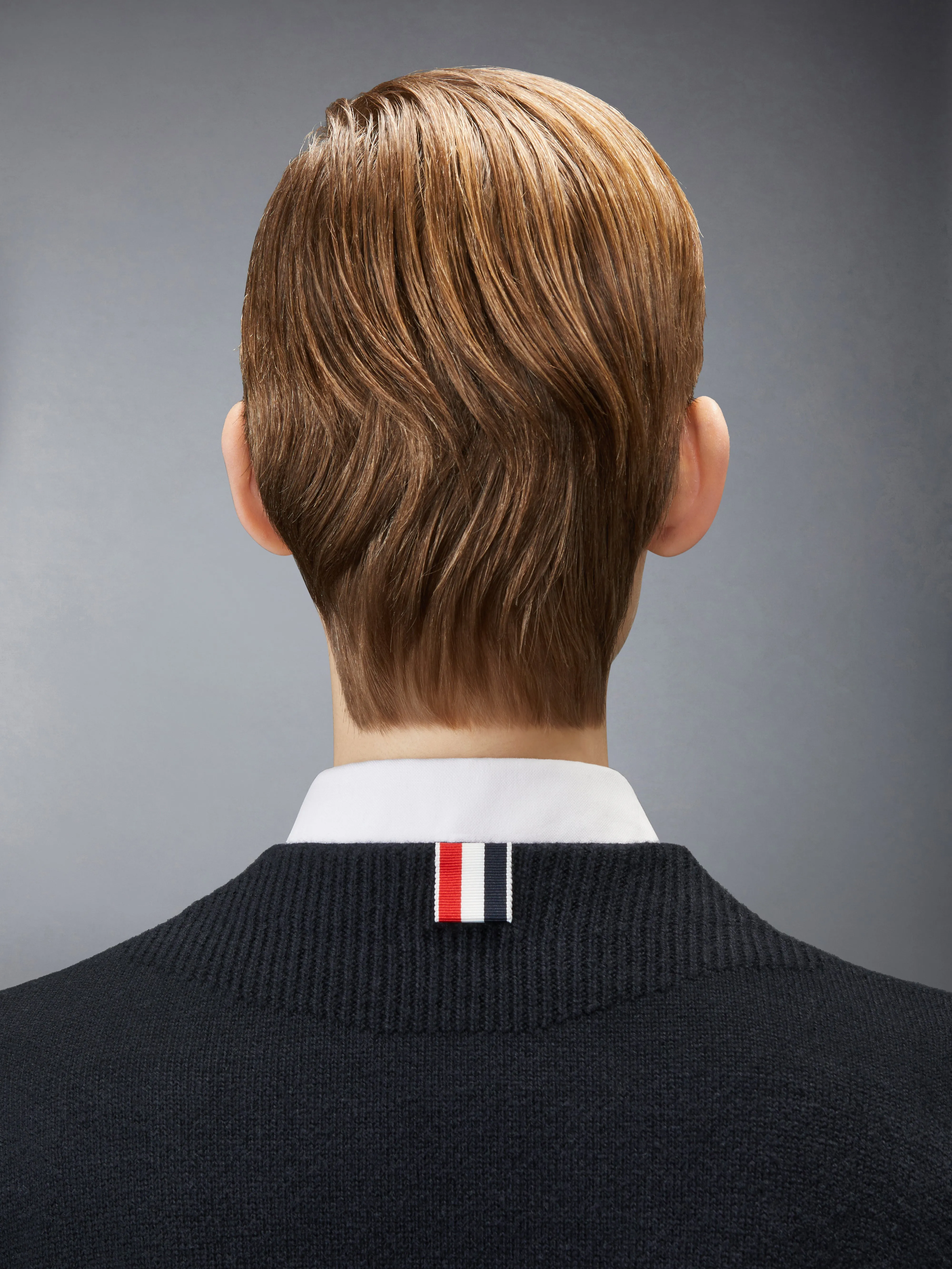 MERINO WOOL 4-BAR TROMPE L'OEIL CARDIGAN JACKET sold by Thom Browne product image thumbnail 4